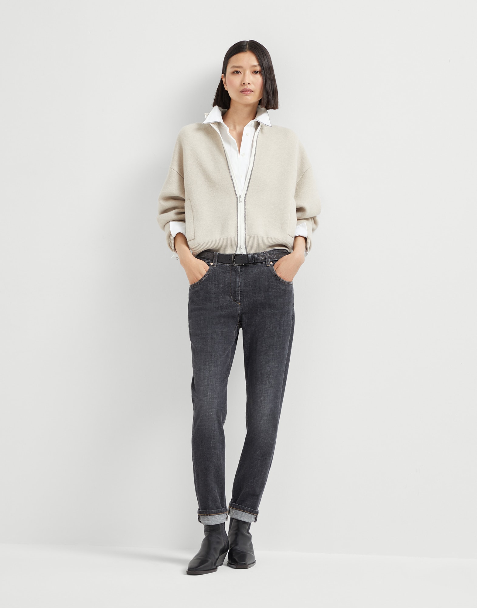 Knit Outerwear - Full look - View Full Screen