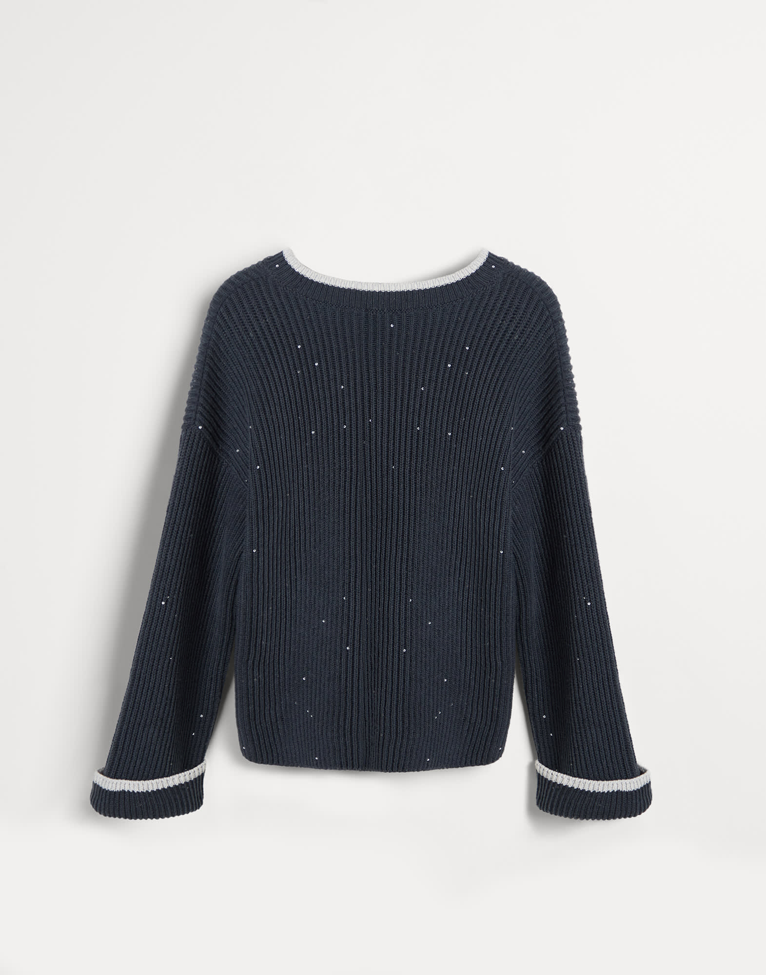 Cotton sweater Blue Girls - Brunello Cucinelli