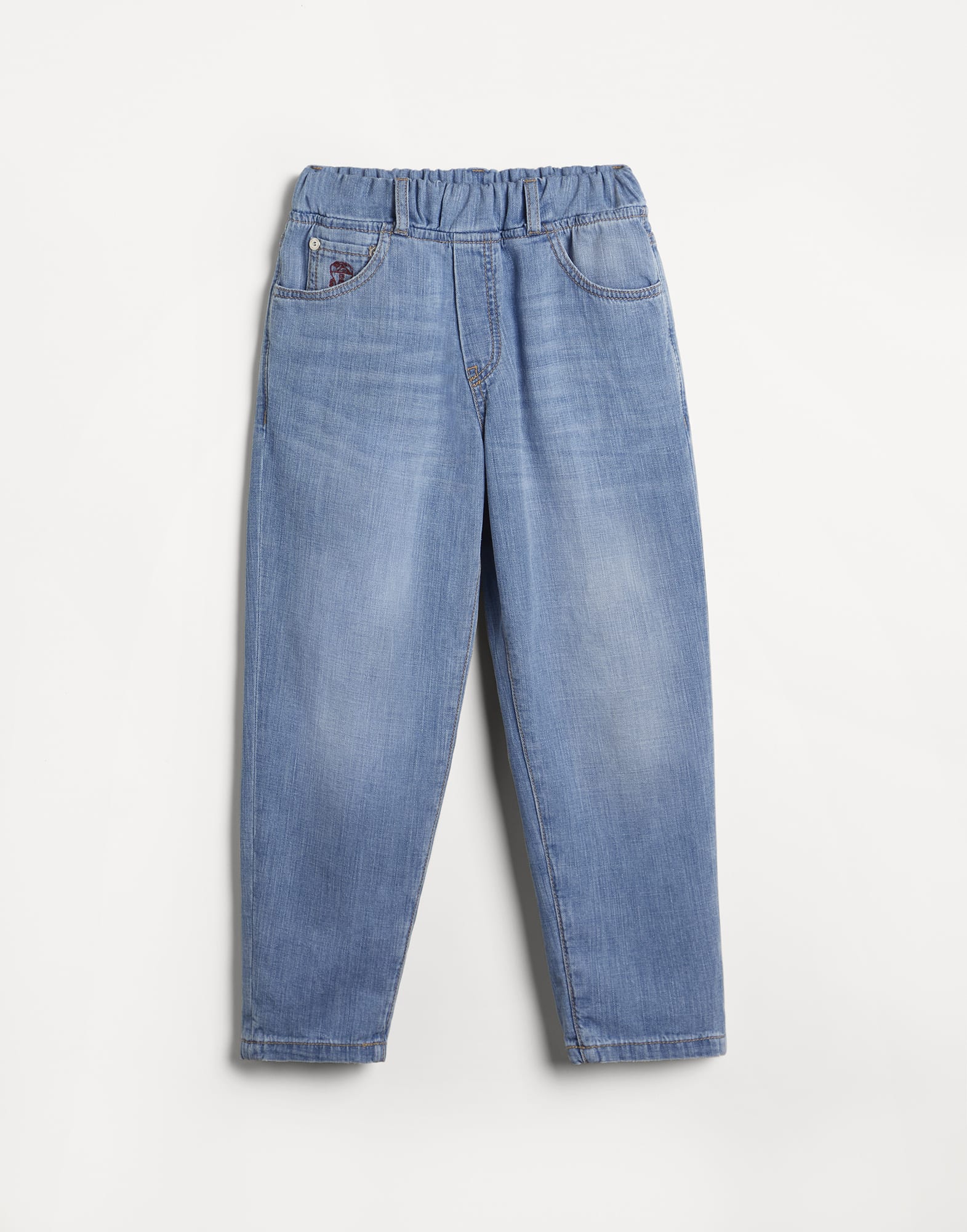 Lightweight denim trousers Light Denim Boys - Brunello Cucinelli