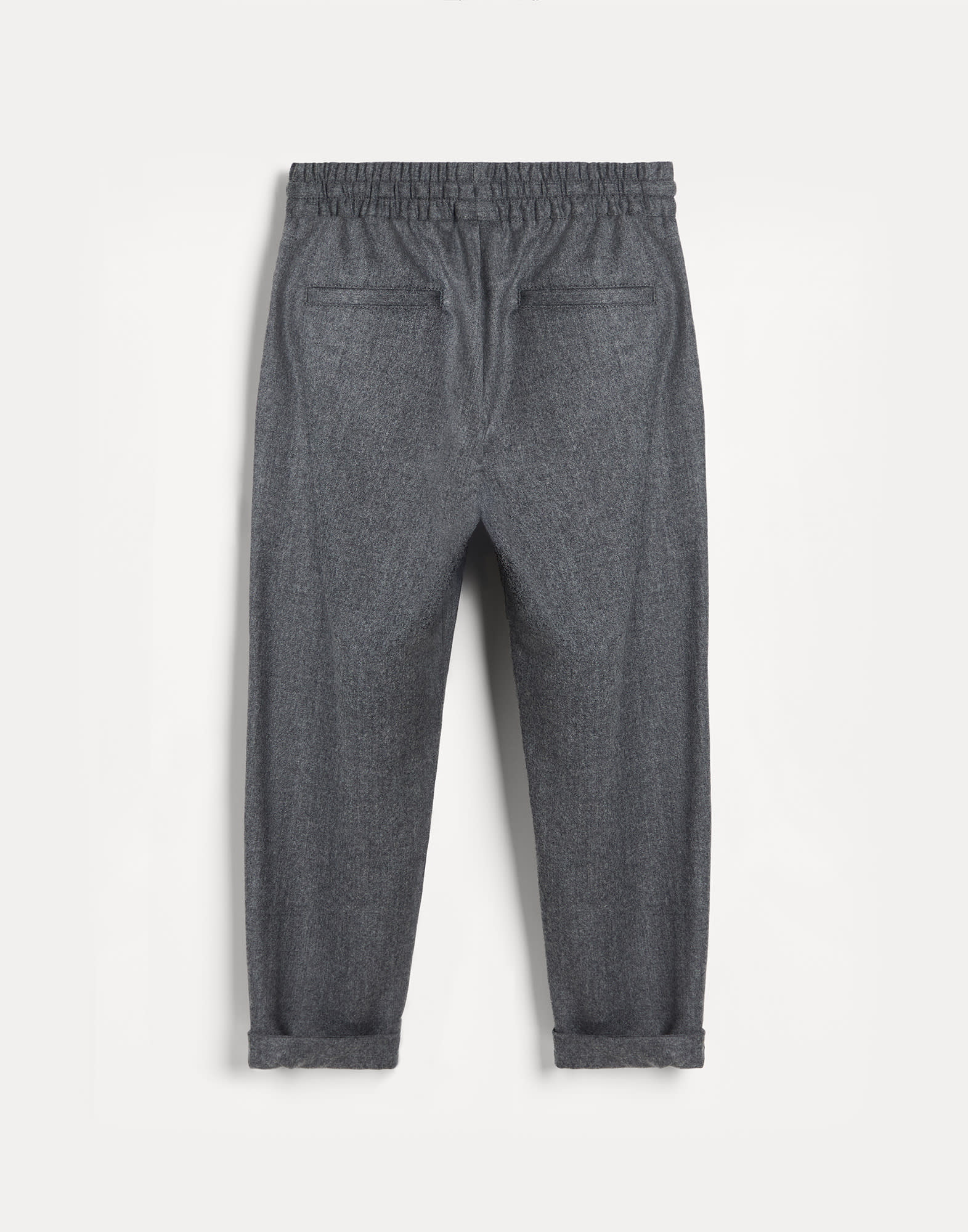 Flannel trousers Medium Grey Boys - Brunello Cucinelli