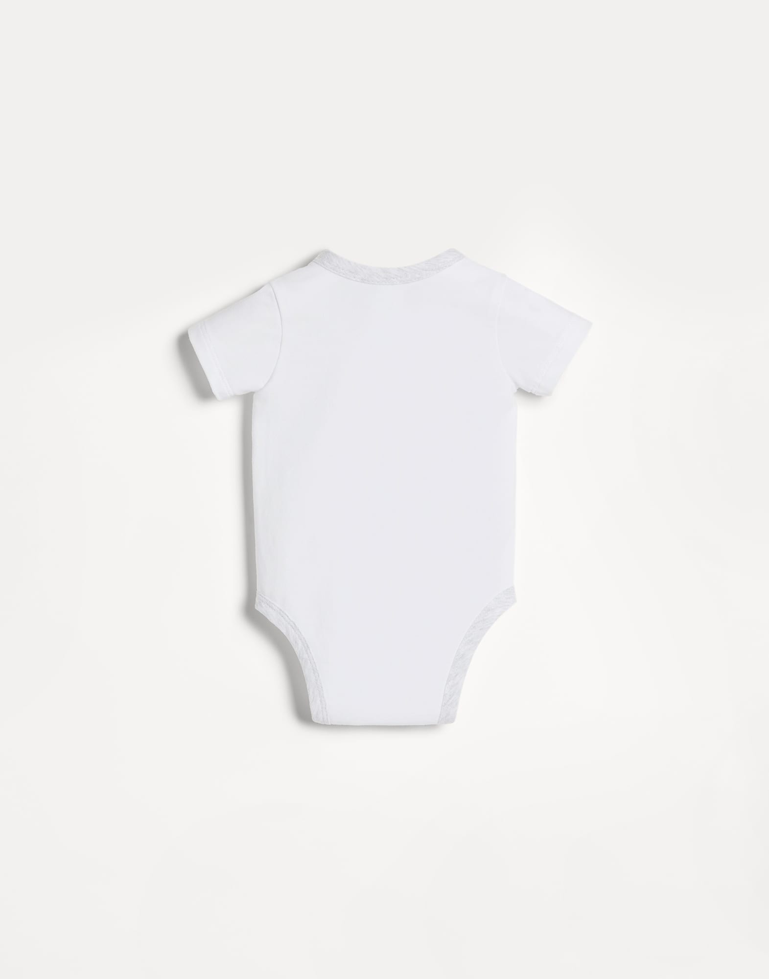 Боди Baby Bernie из джерси Светло-Серый Малыши - Brunello Cucinelli