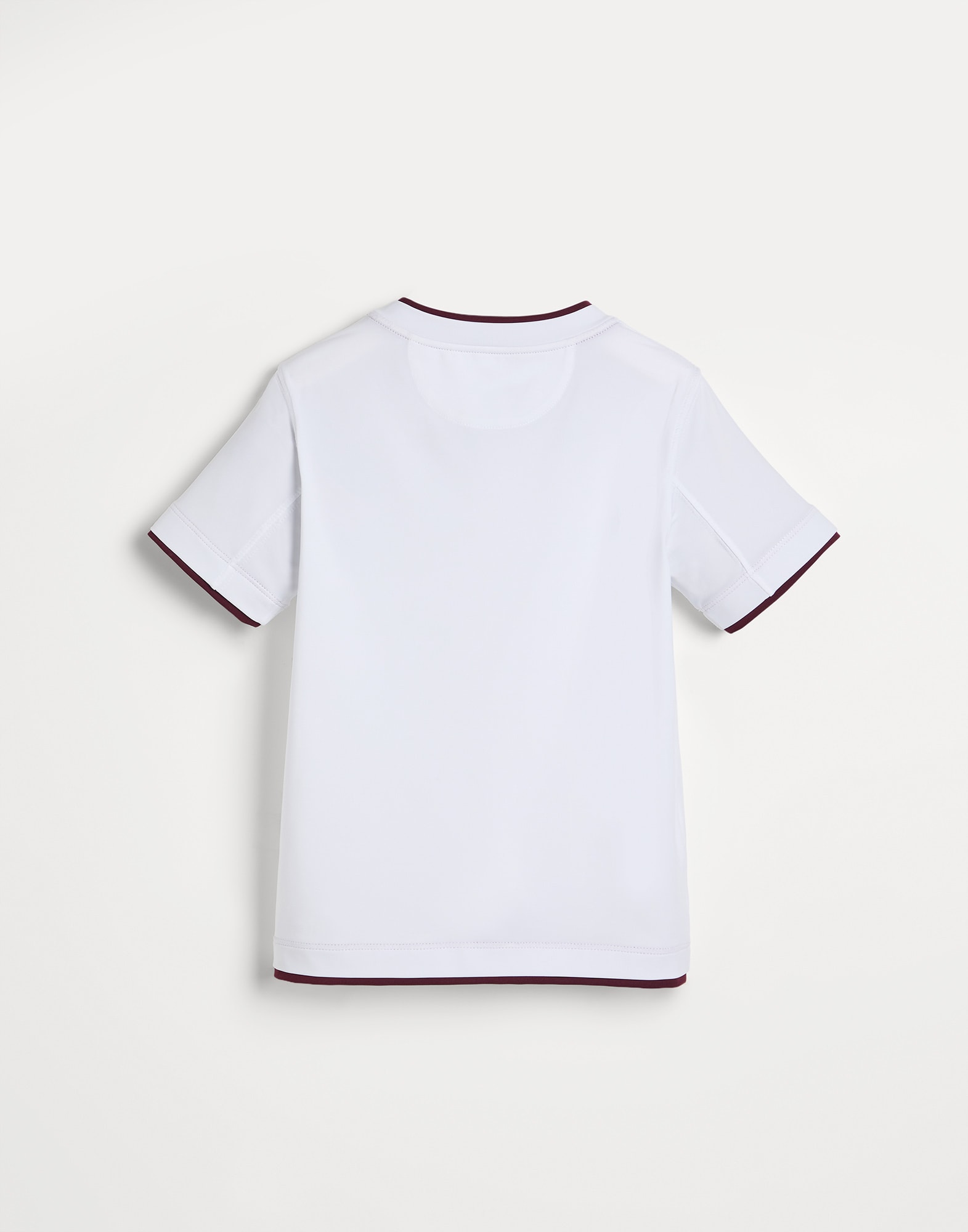 T-shirt with faux-layering White Boys - Brunello Cucinelli