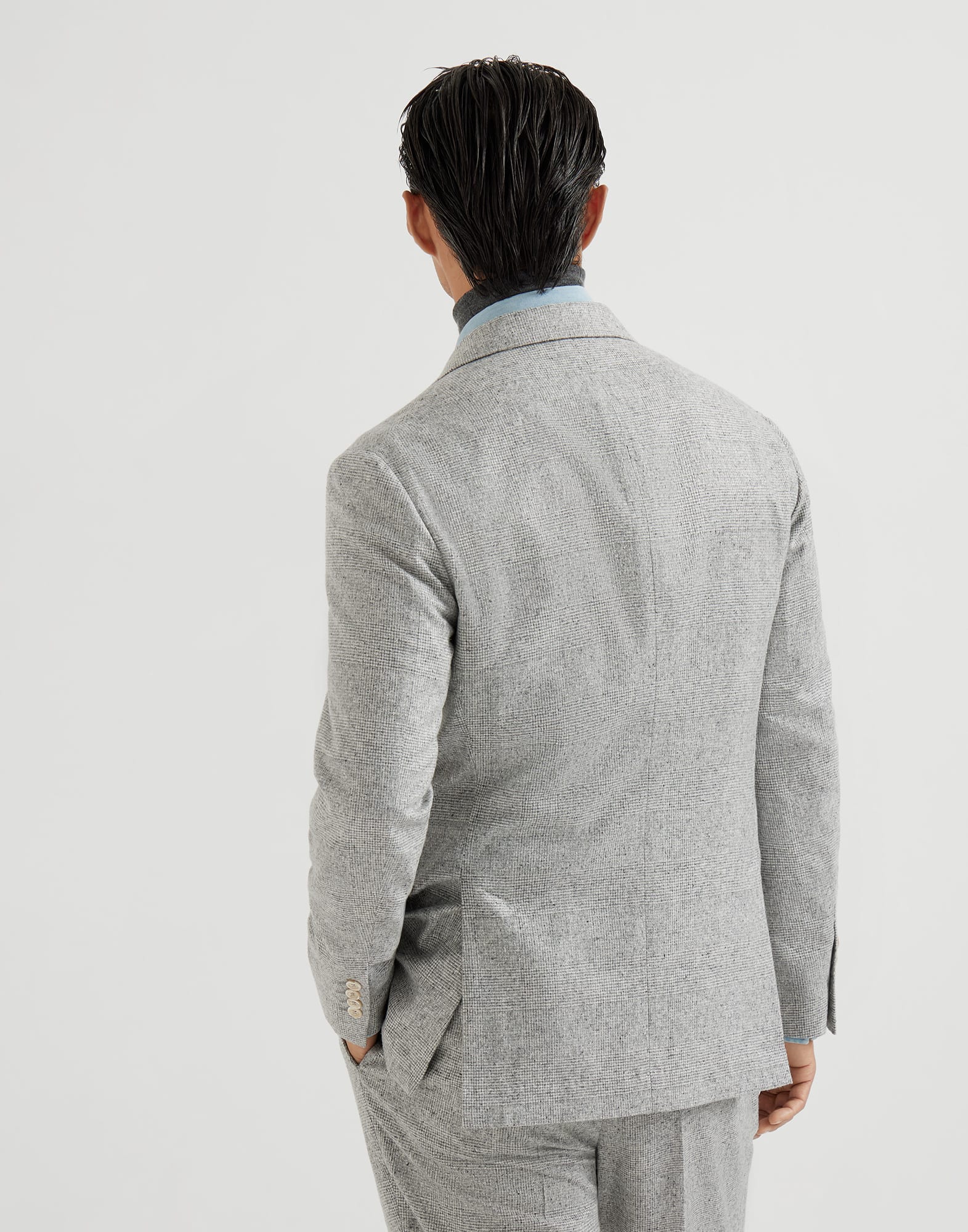Single Breasted Blazer - Back view - View Full Screen