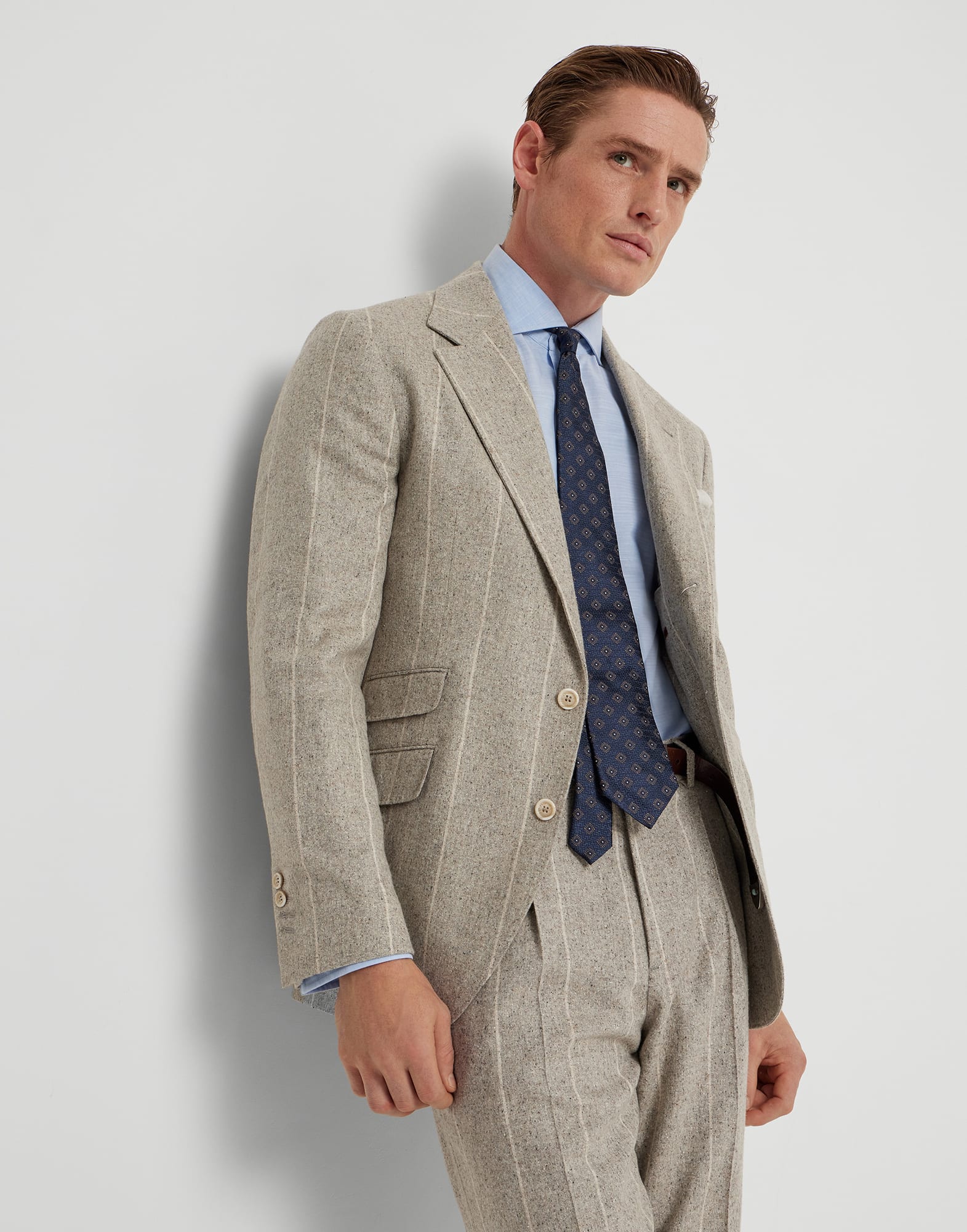 Oxford shirt Azure Man - Brunello Cucinelli