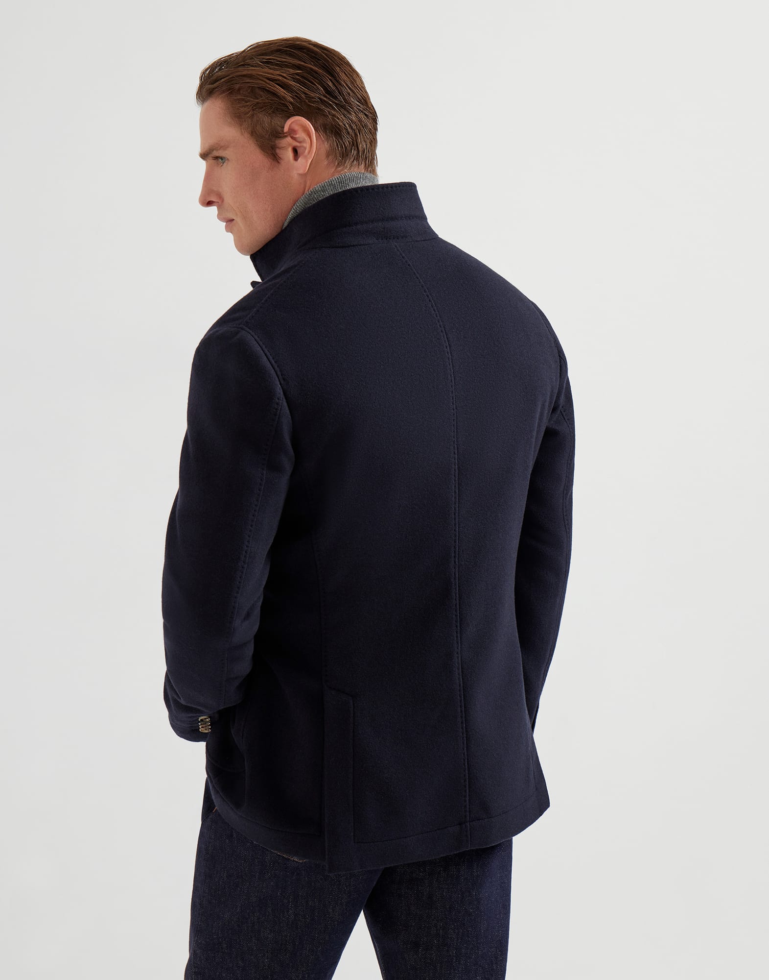 Blazer-style Outerwear - Back view - View Full Screen