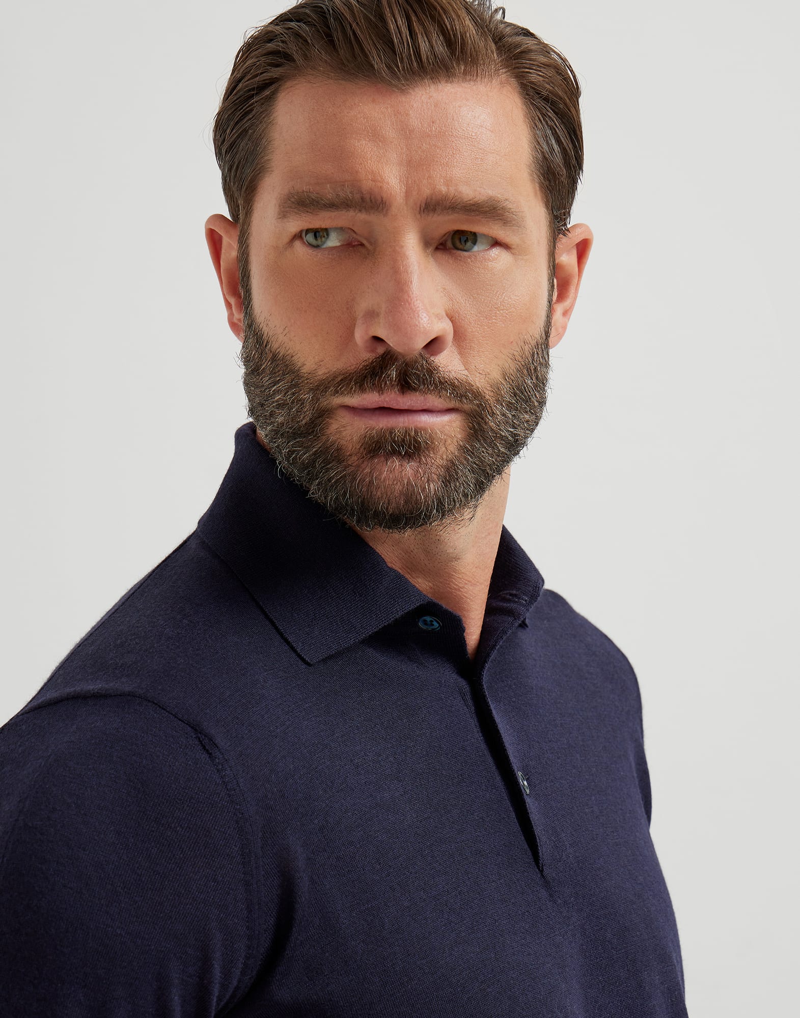 Polo-Style Sweater - Detail view - View Full Screen