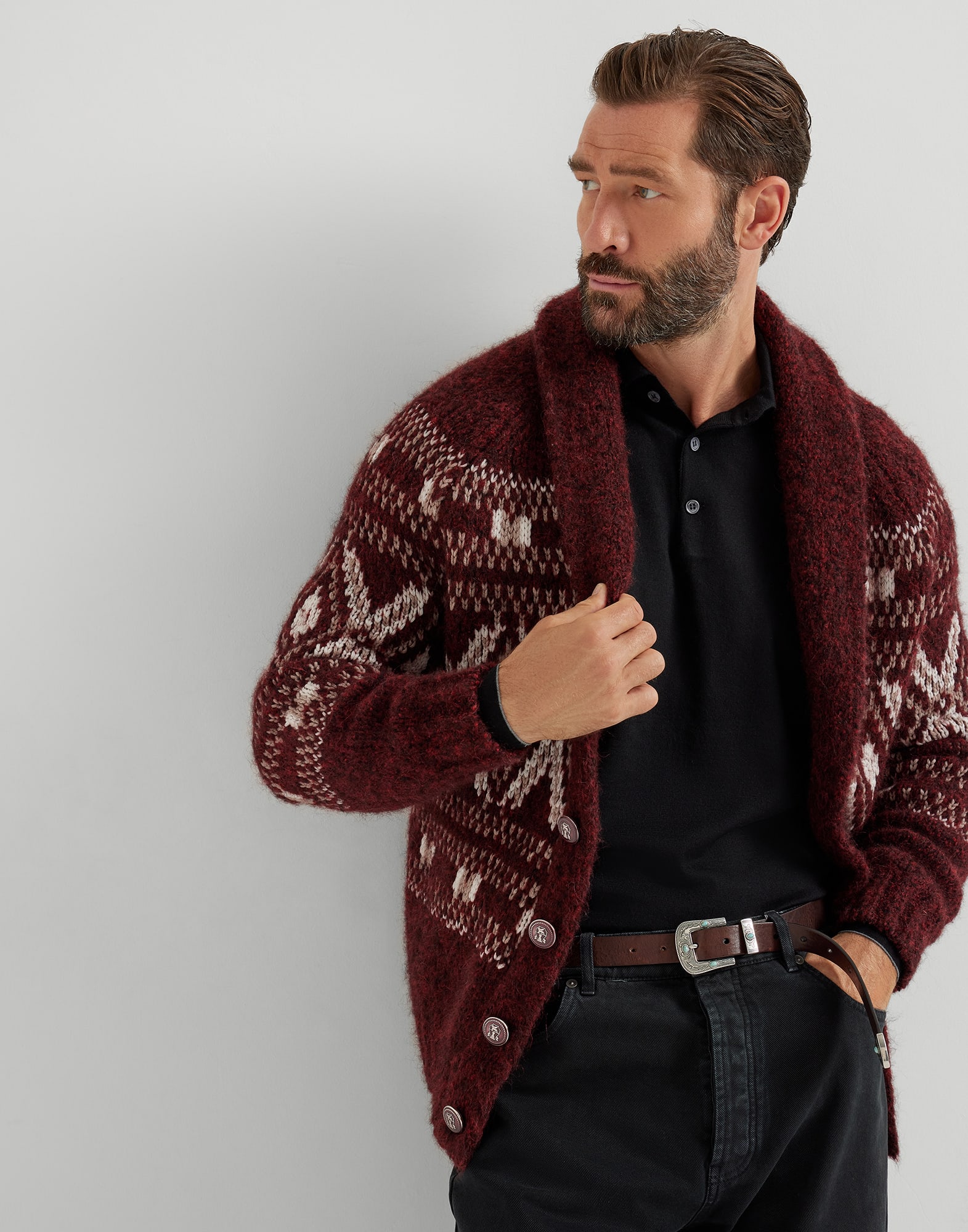 Polo-Style Sweater - Editorial view - View Full Screen