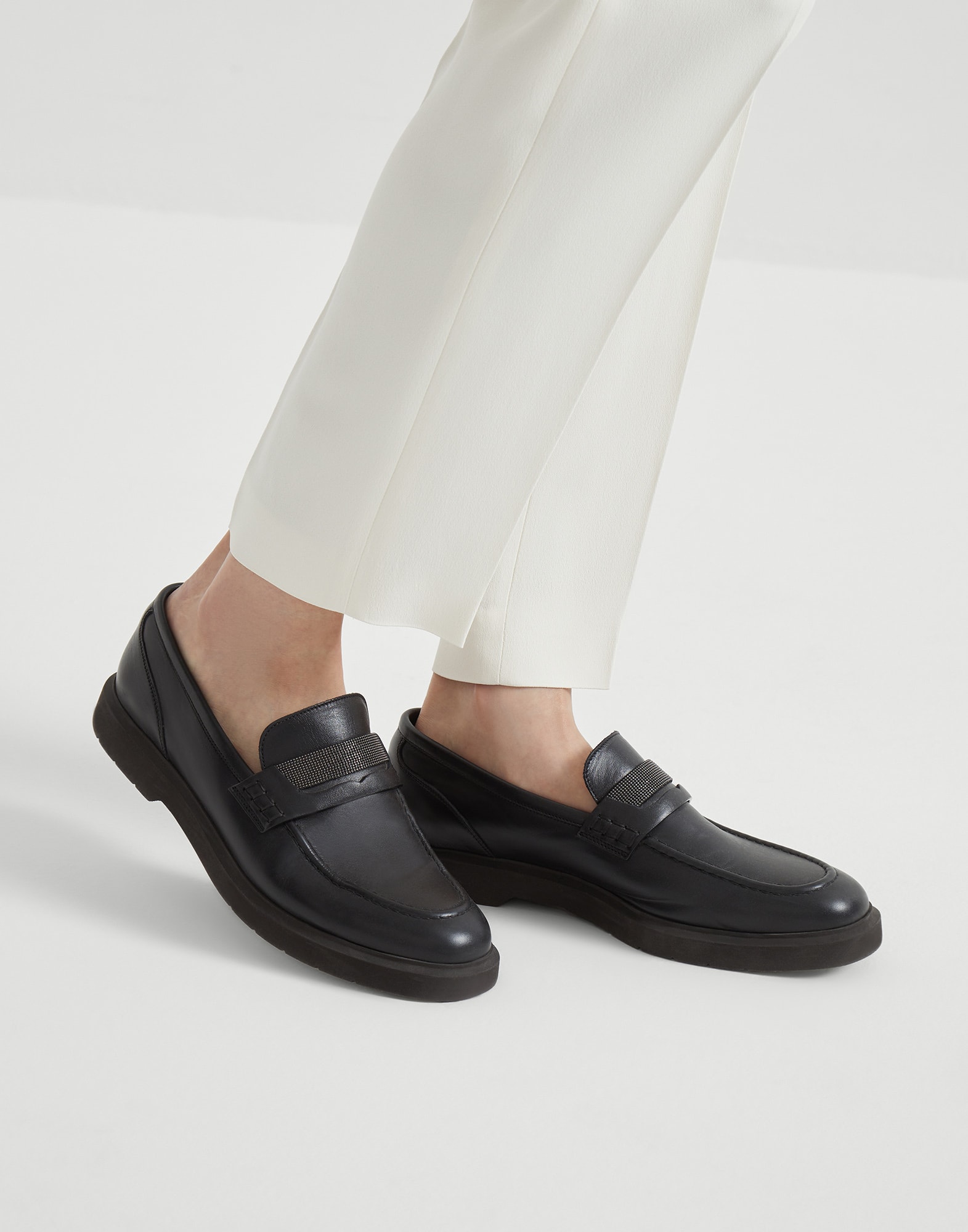 Penny loafers Black Woman - Brunello Cucinelli