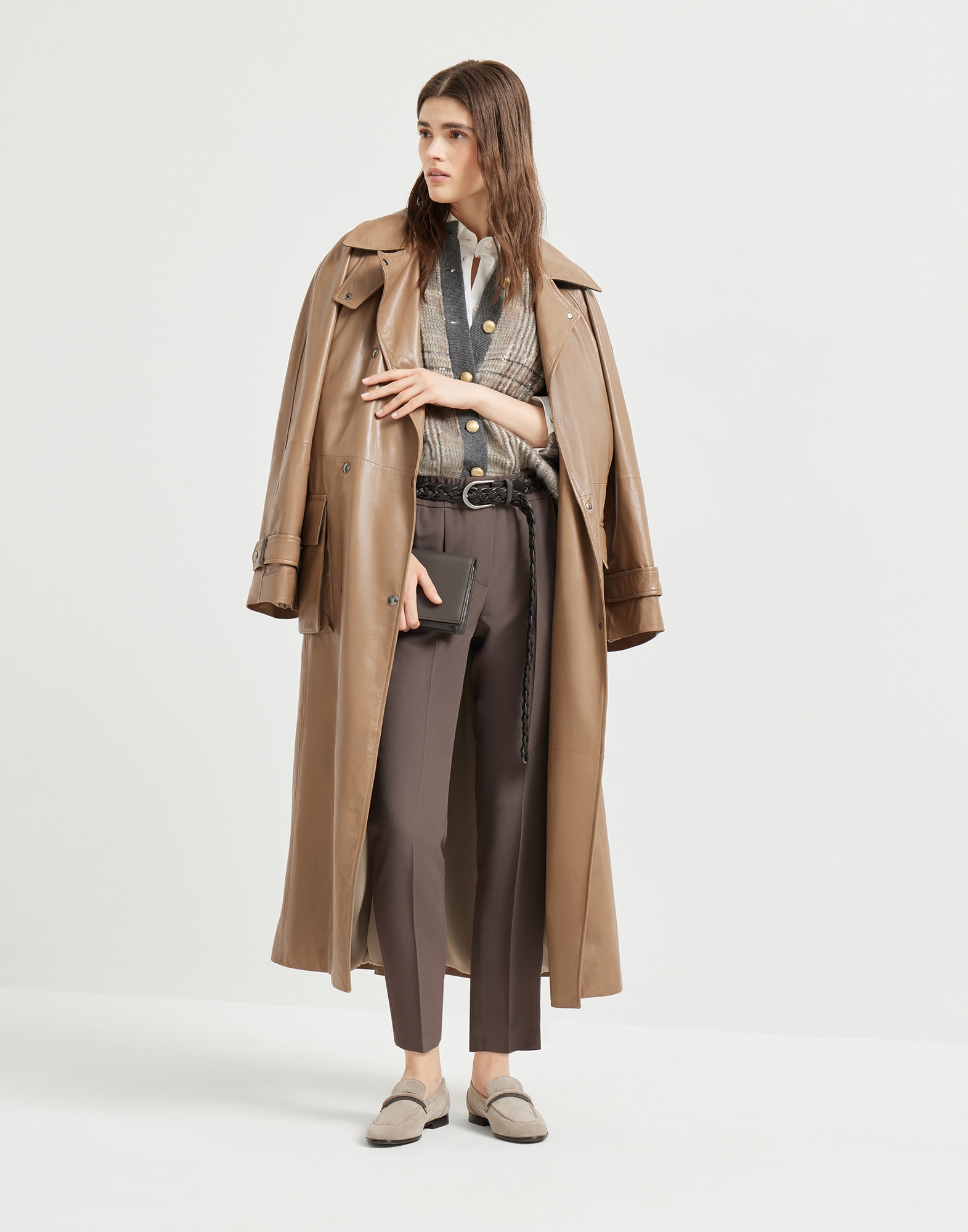 Tailored Jogger trousers for Woman in Black | Brunello Cucinelli Tailored Jogger trousers for Woman in Black | Brunello Cucinelli