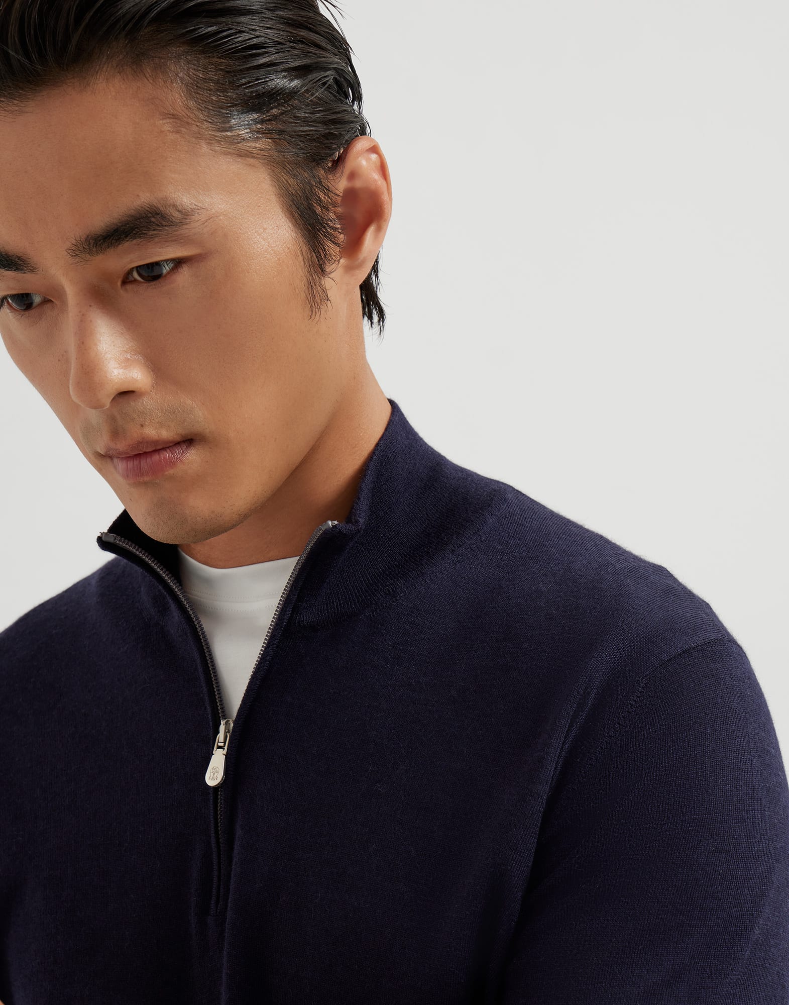 Zip Neck Sweater - Detail view - View Full Screen