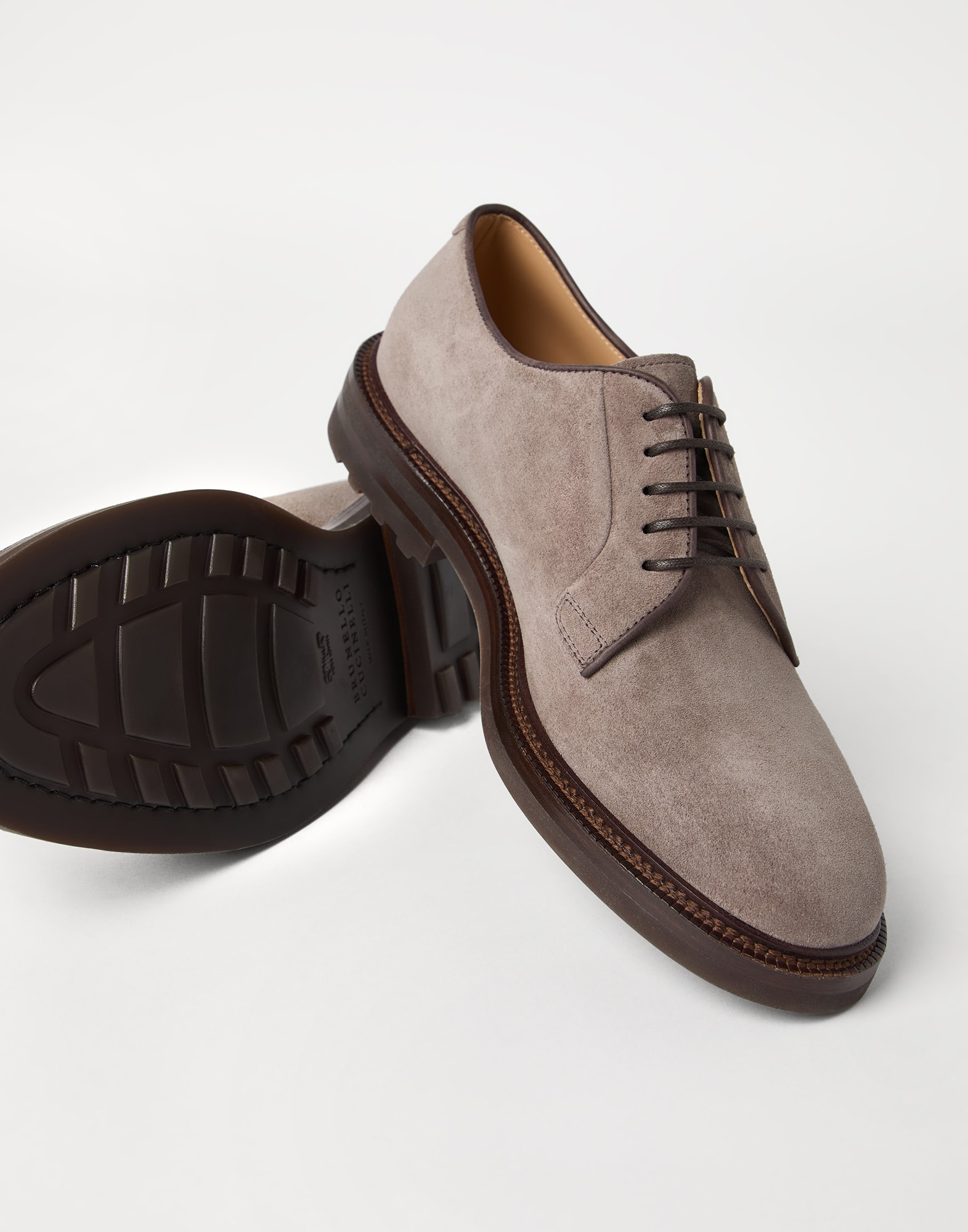 BRUNELLOCUCINELLI スエードダービーシューズ 41 BRUNELLOCUCINELLI スエードダービーシューズ 41