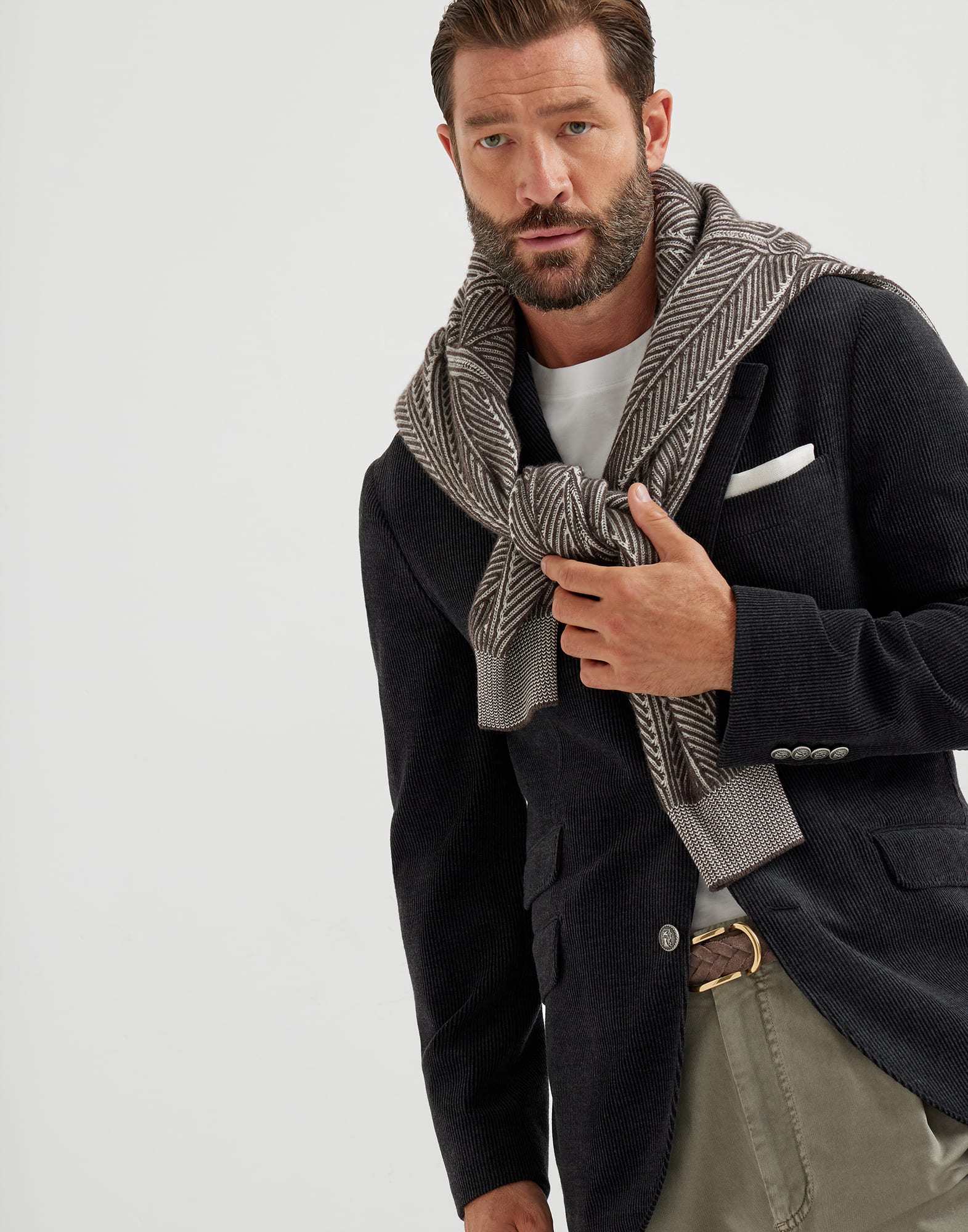One-and-a-Half-Breasted Blazer - Editorial view - View Full Screen