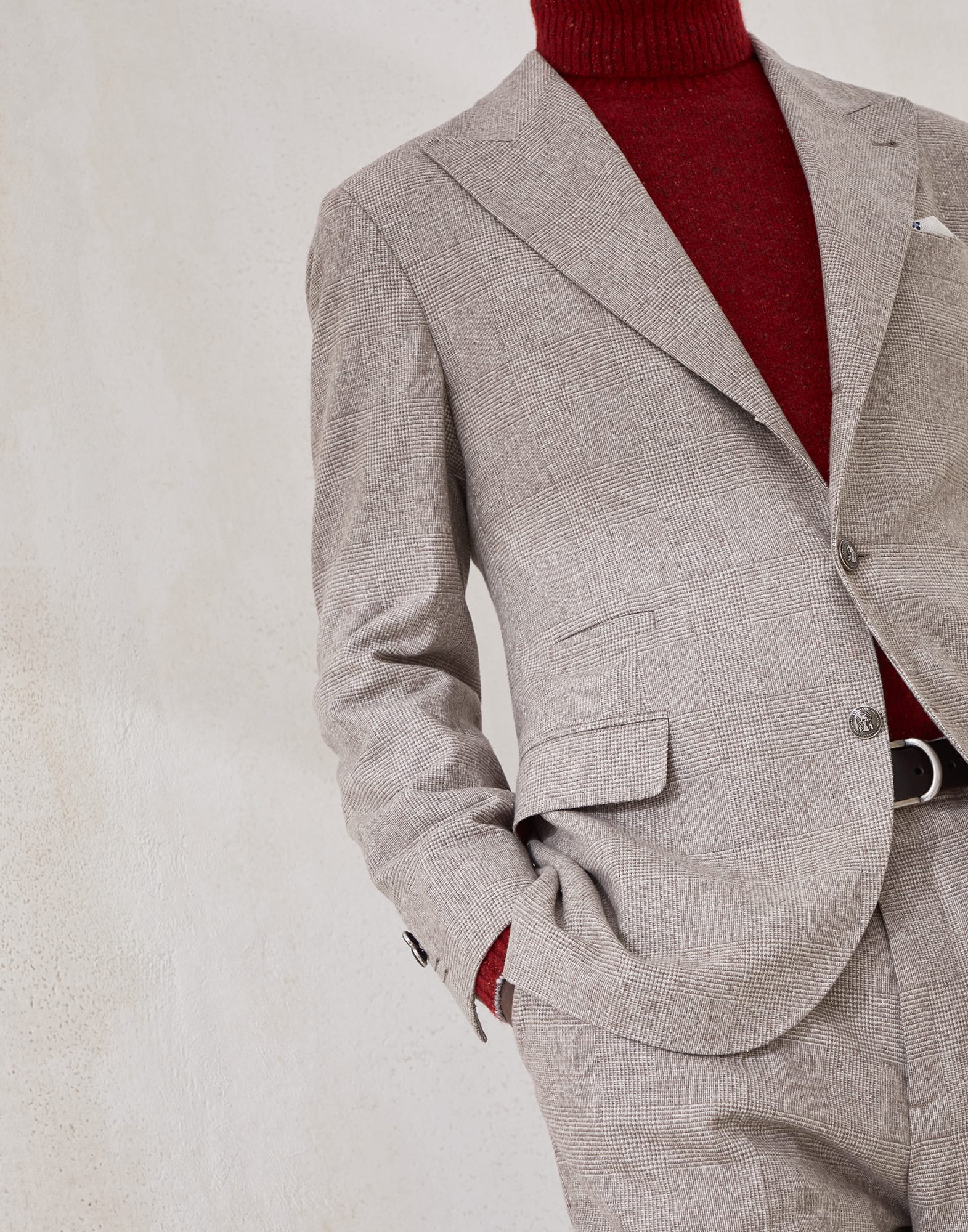 西装套装 - 细节视角 - 正面观看 - 全屏观看