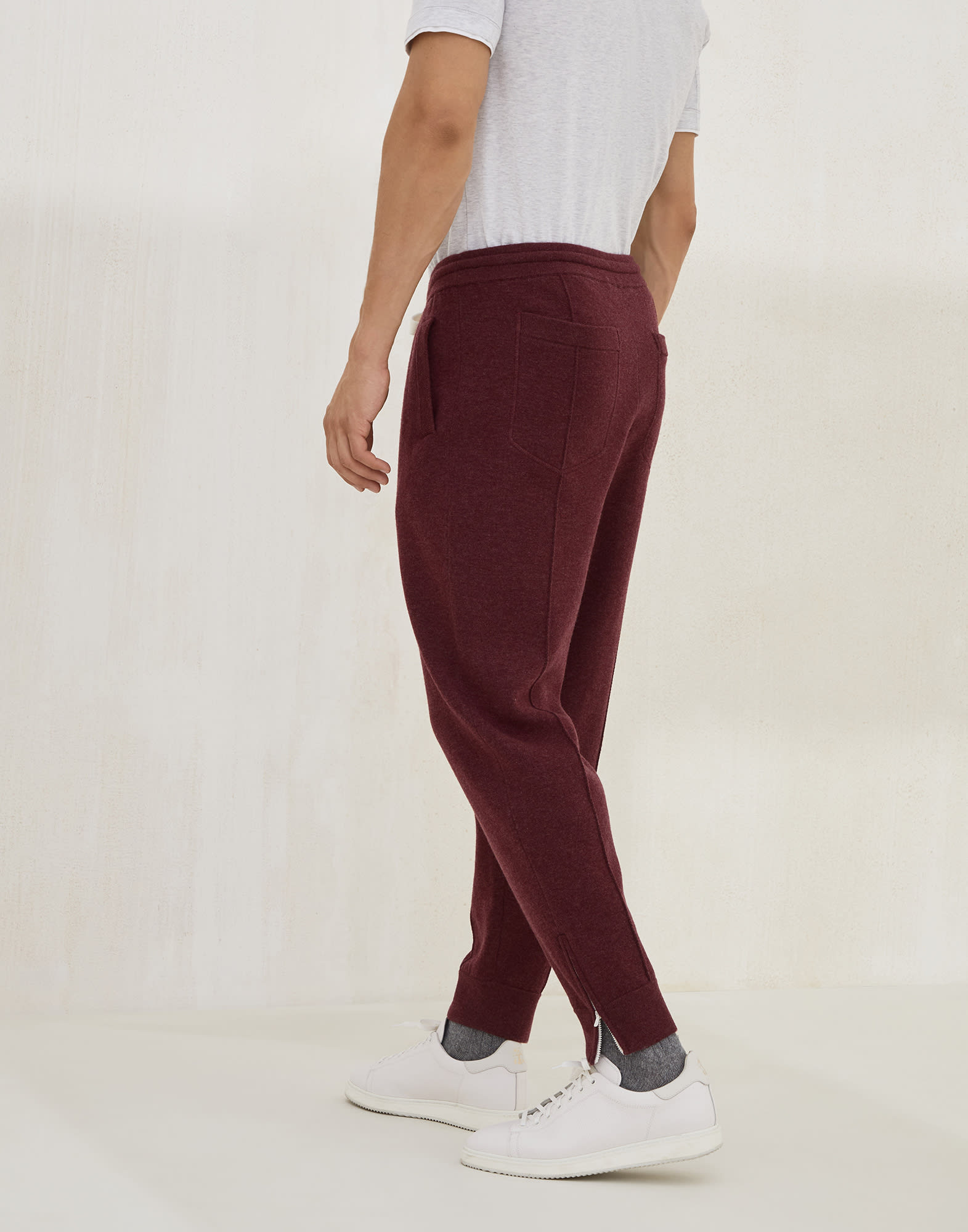 Knit Pants - Back view - View Full Screen