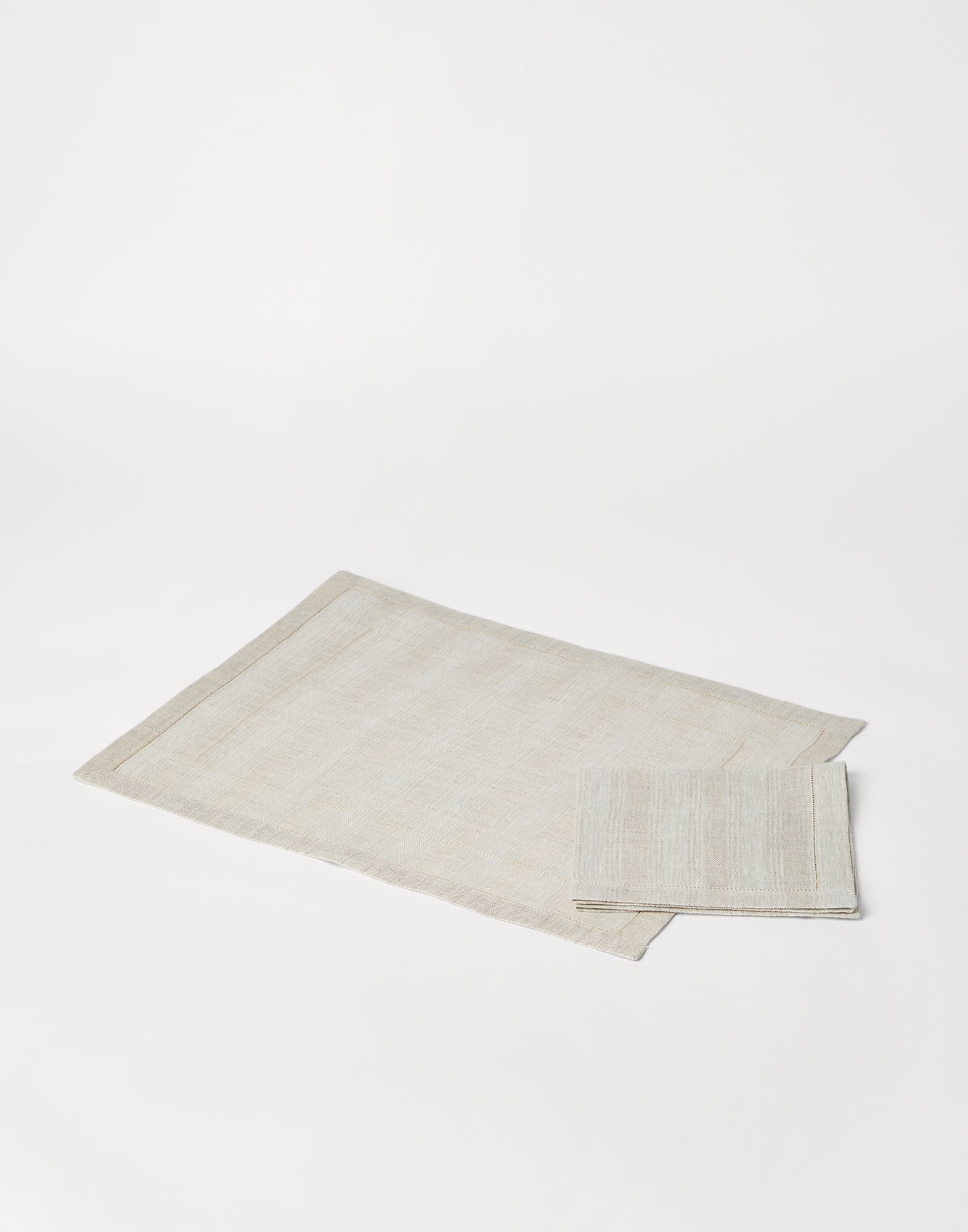Placemat and napkin set Lessivè Lifestyle - Brunello Cucinelli
