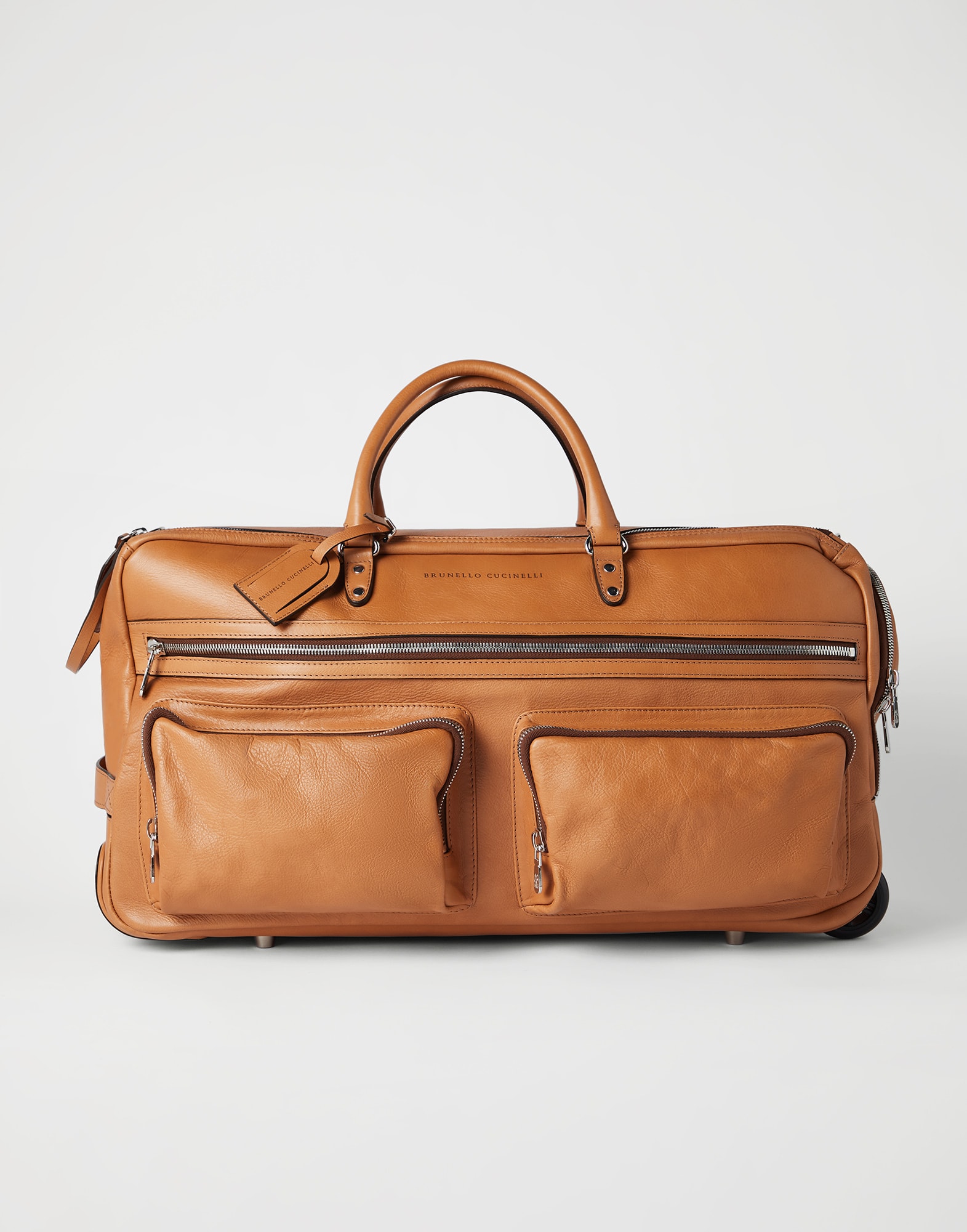 Cowhide trolley bag Natural Man - Brunello Cucinelli