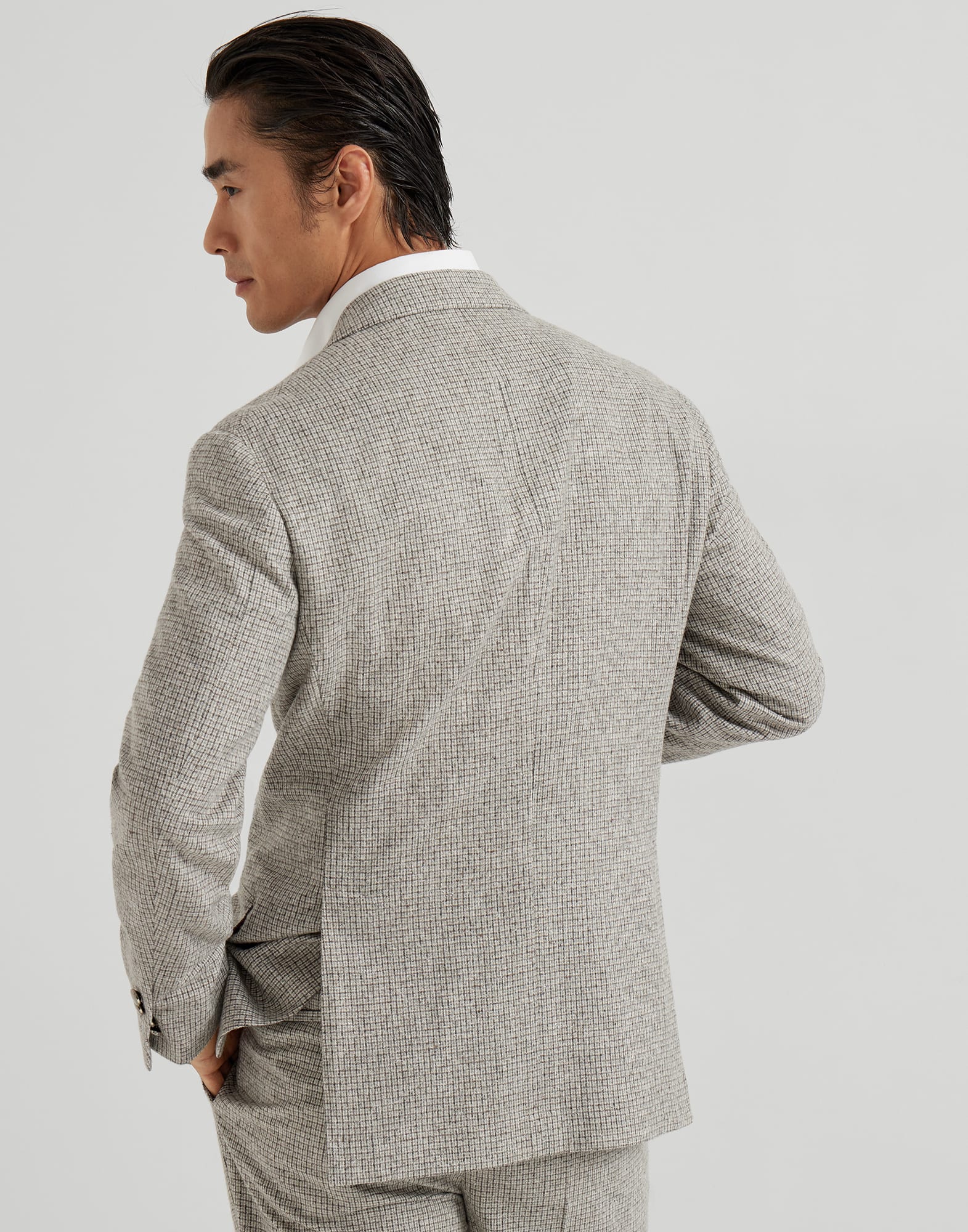One-and-a-Half-Breasted Blazer - Back view - View Full Screen