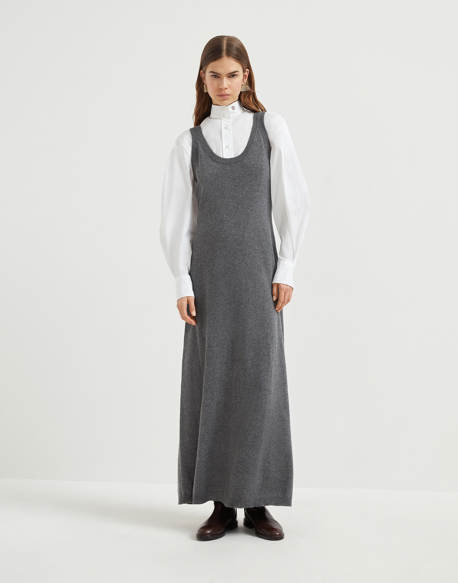 Cashmere knit dress