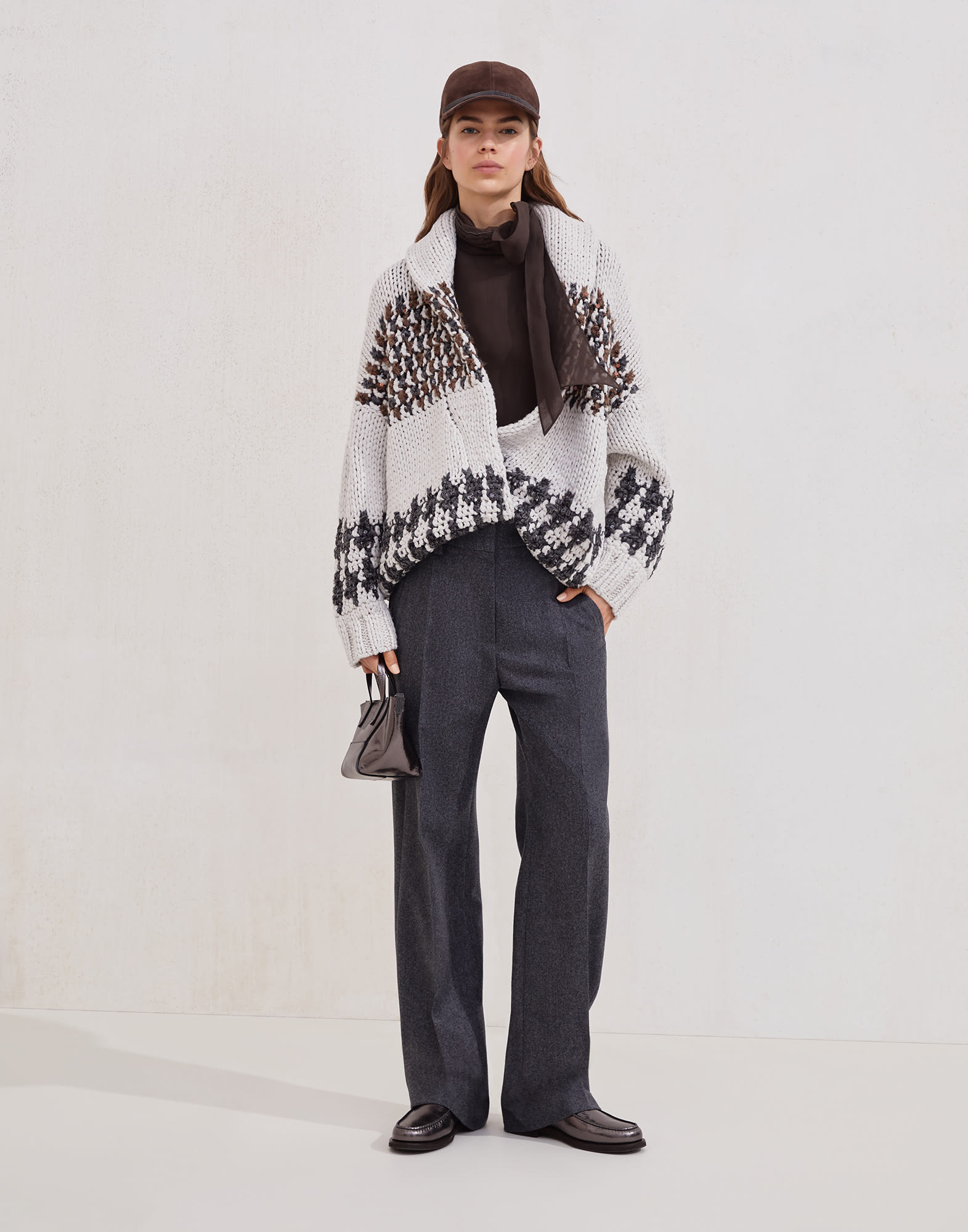 Cardigan - Vista look completo - Visualizza a schermo intero