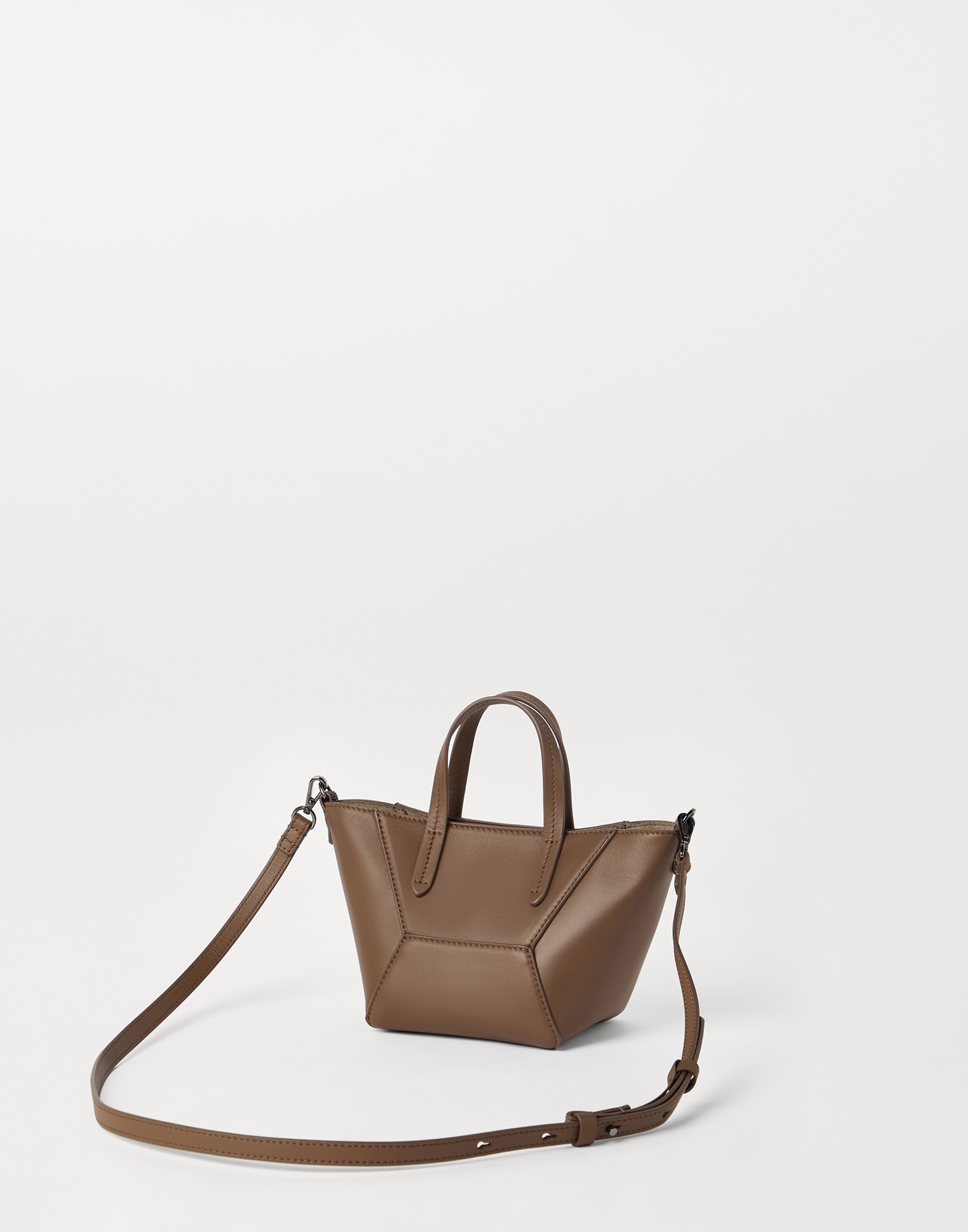 レディース 向け ブラック カーフスキン BC Duo バッグ(ミニ レディース 向け ブラック カーフスキン BC Duo バッグ(ミニ