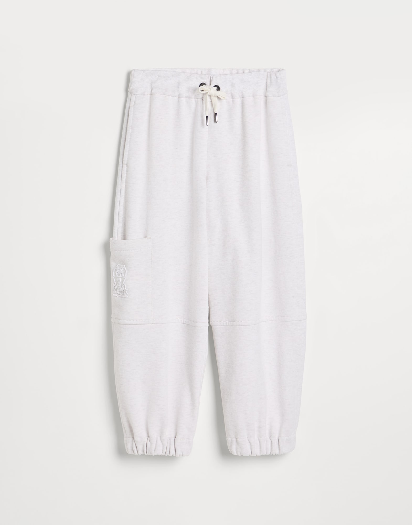 Pantalone in felpa Bianco Bambina - Brunello Cucinelli