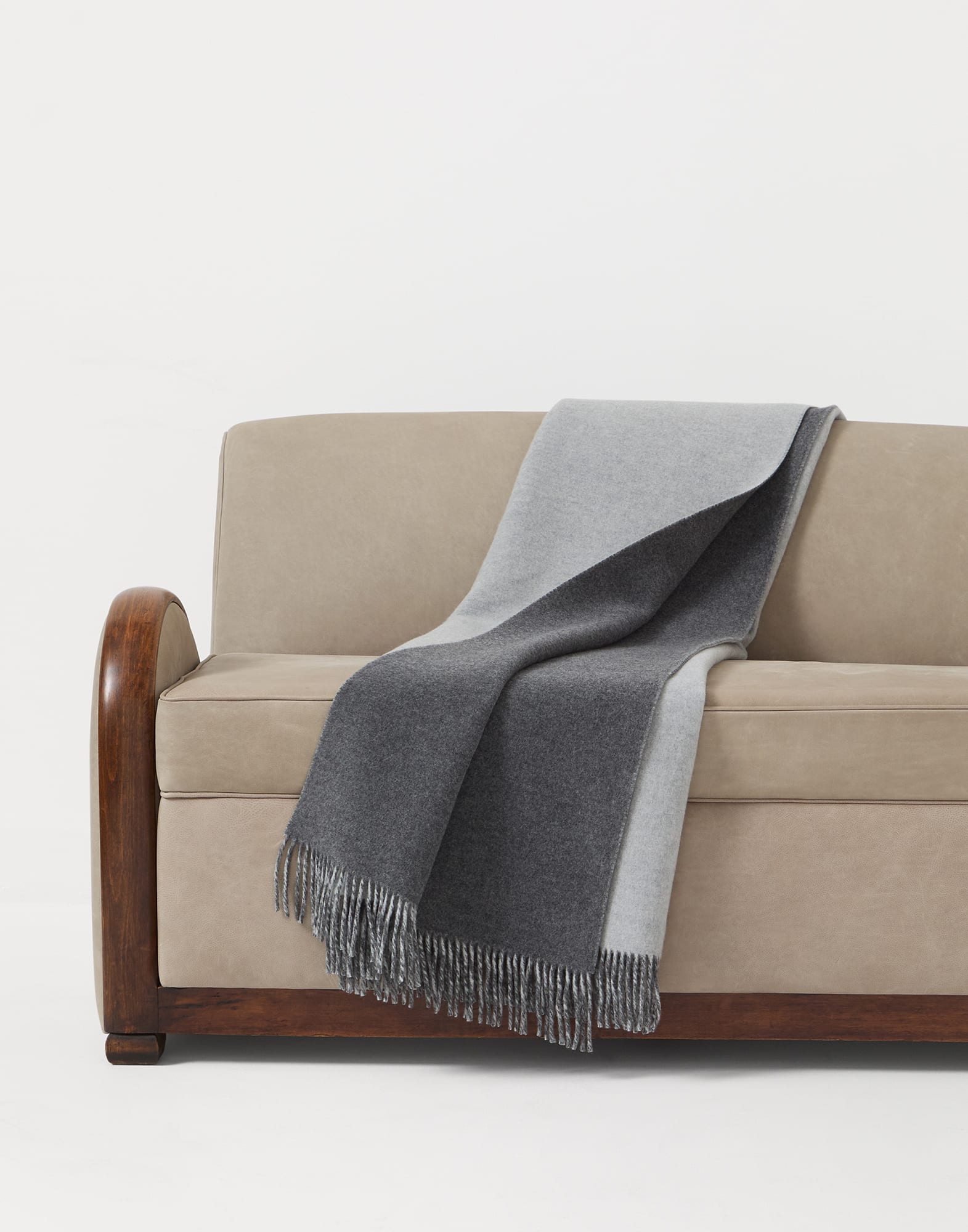 Cashmere Throw - Front view - View Full Screen