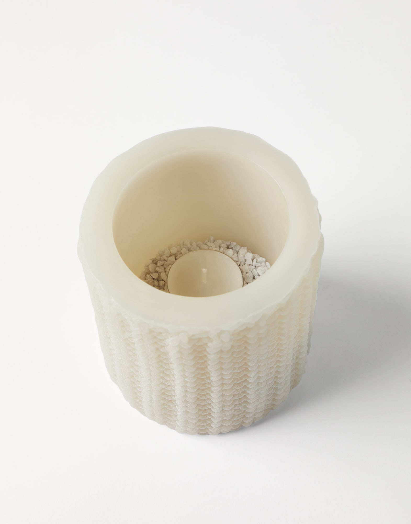 Small wax lantern Ecru Lifestyle - Brunello Cucinelli