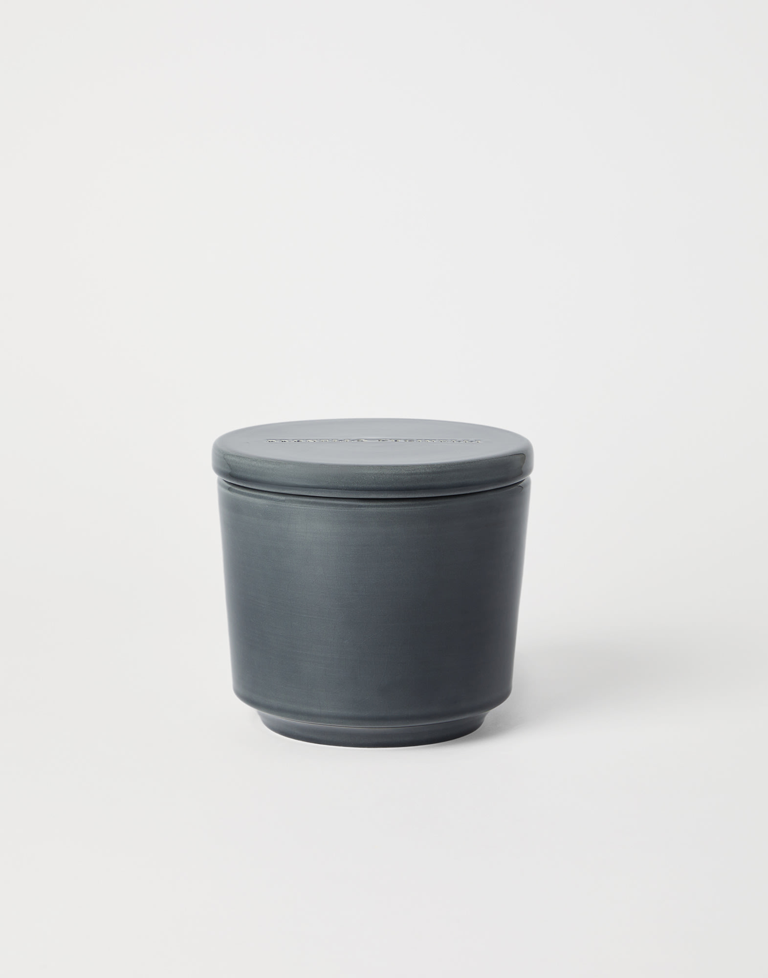 Maxi-bougie parfumée avec couvercle Gris Foncé Lifestyle - Brunello Cucinelli