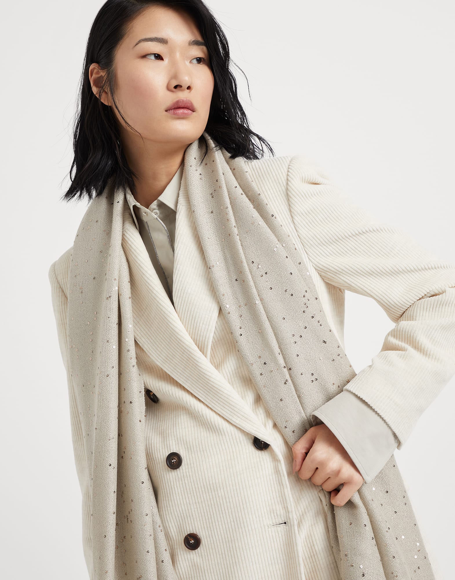 ブルネロクチネリ Brunello Cucinelli ストール ダイヤモンド2 ブルネロクチネリ Brunello Cucinelli ストール ダイヤモンド2