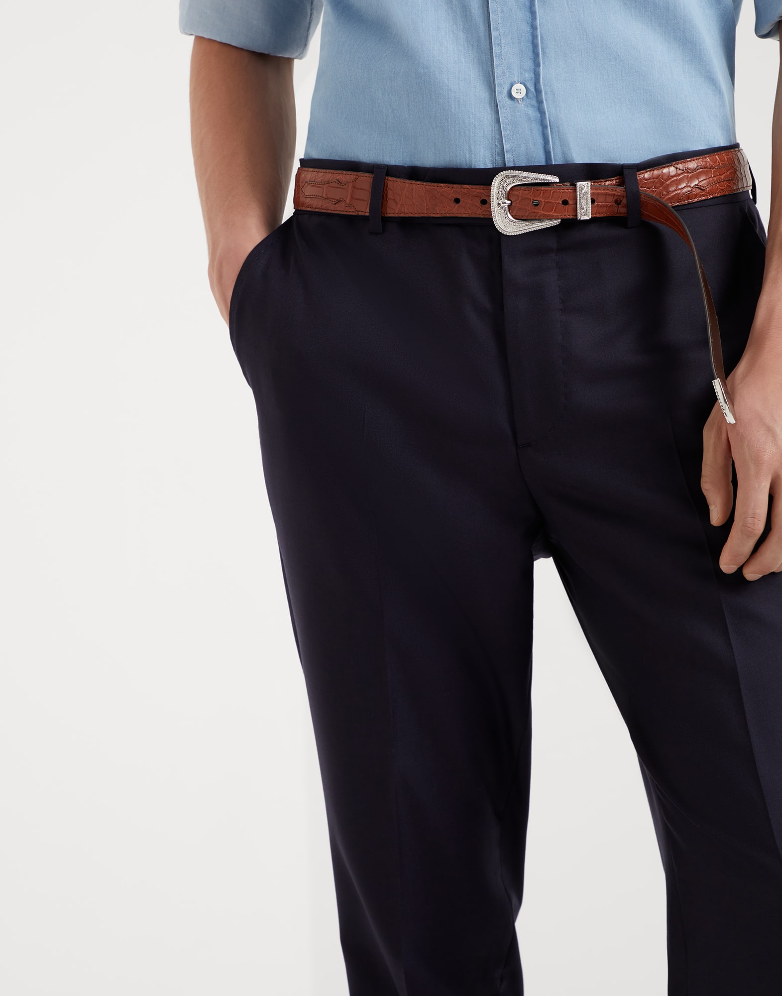 Pantalone Flat - Vista dettaglio - Visualizza a schermo intero
