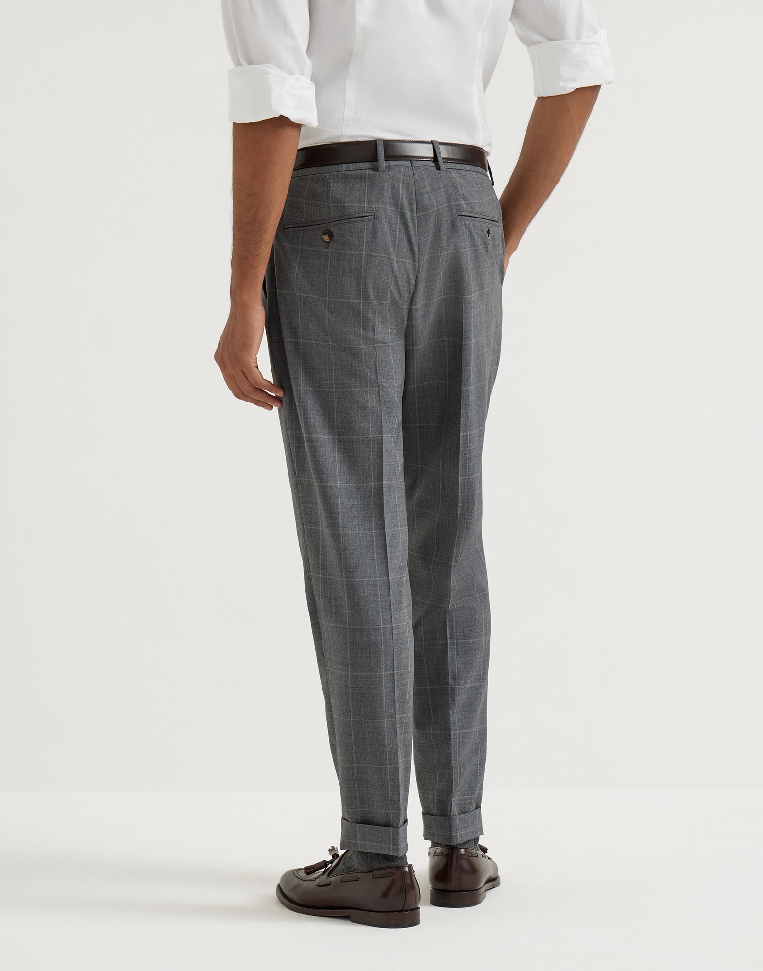 Pantalone Flat - Vista retro - Visualizza a schermo intero