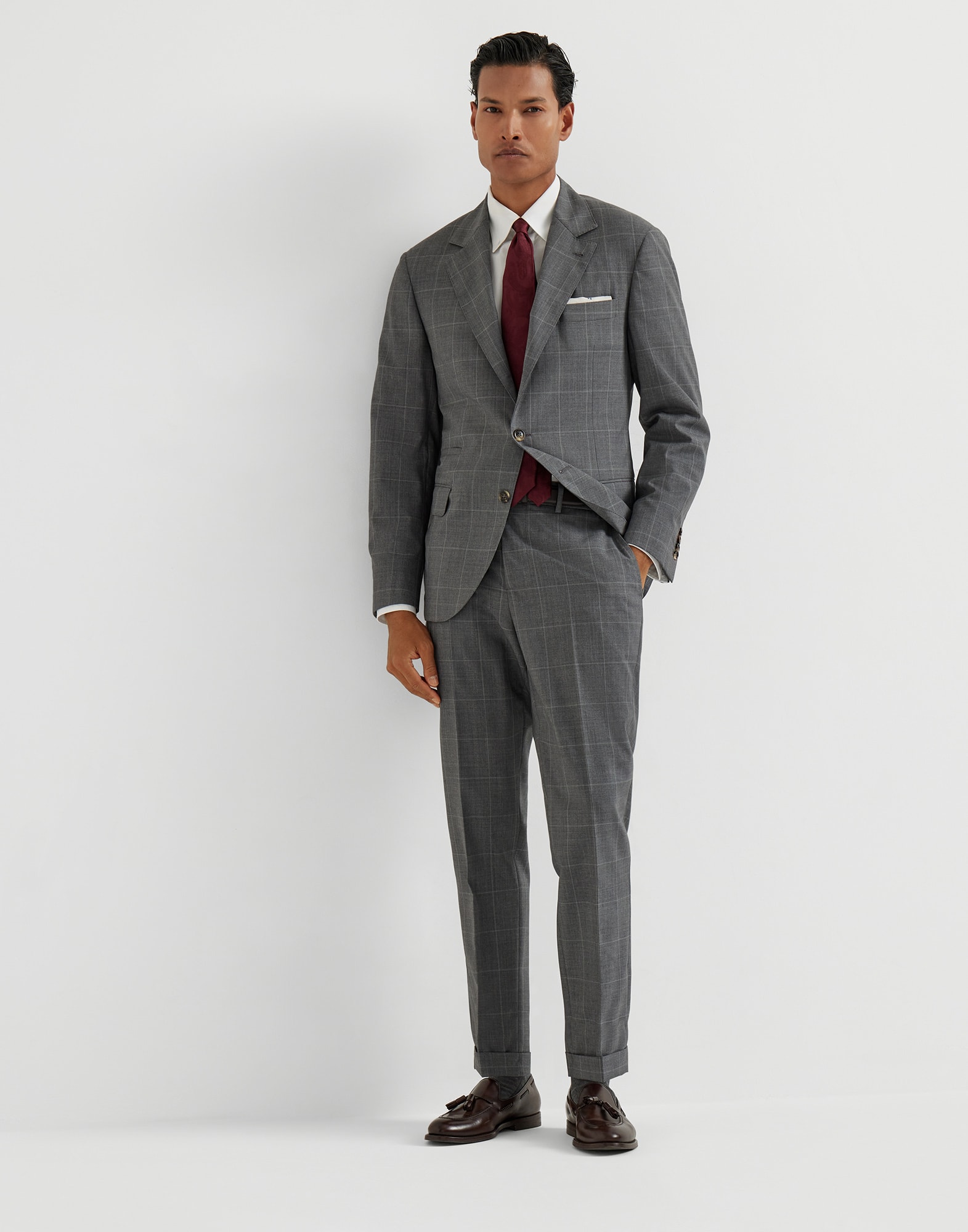 Pantalone Flat - Vista look completo - Visualizza a schermo intero
