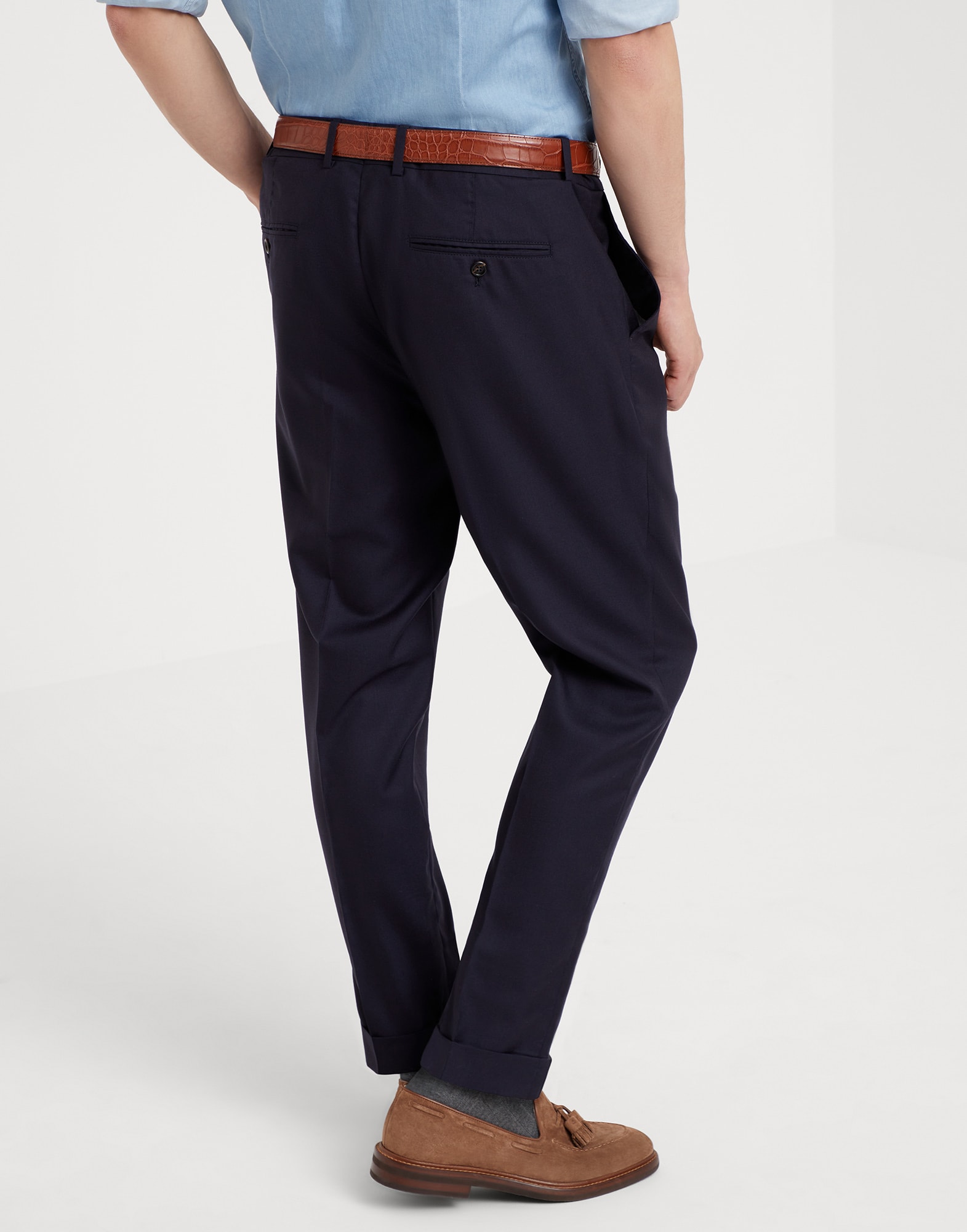 Pantalone Flat - Vista retro - Visualizza a schermo intero