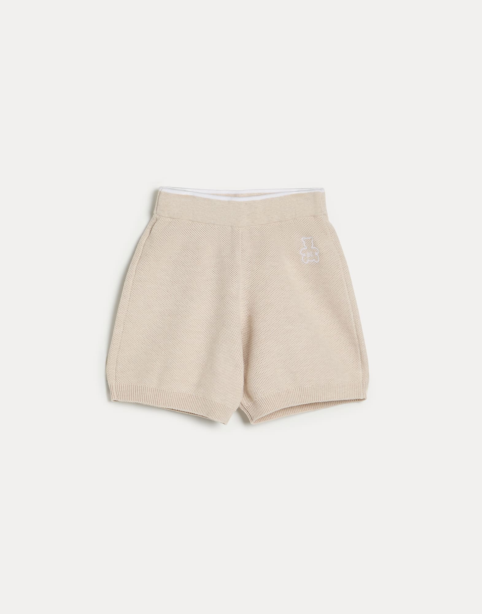 Baby Bernie shorts for Baby in Sand | Brunello Cucinelli Baby Bernie shorts for Baby in Sand | Brunello Cucinelli