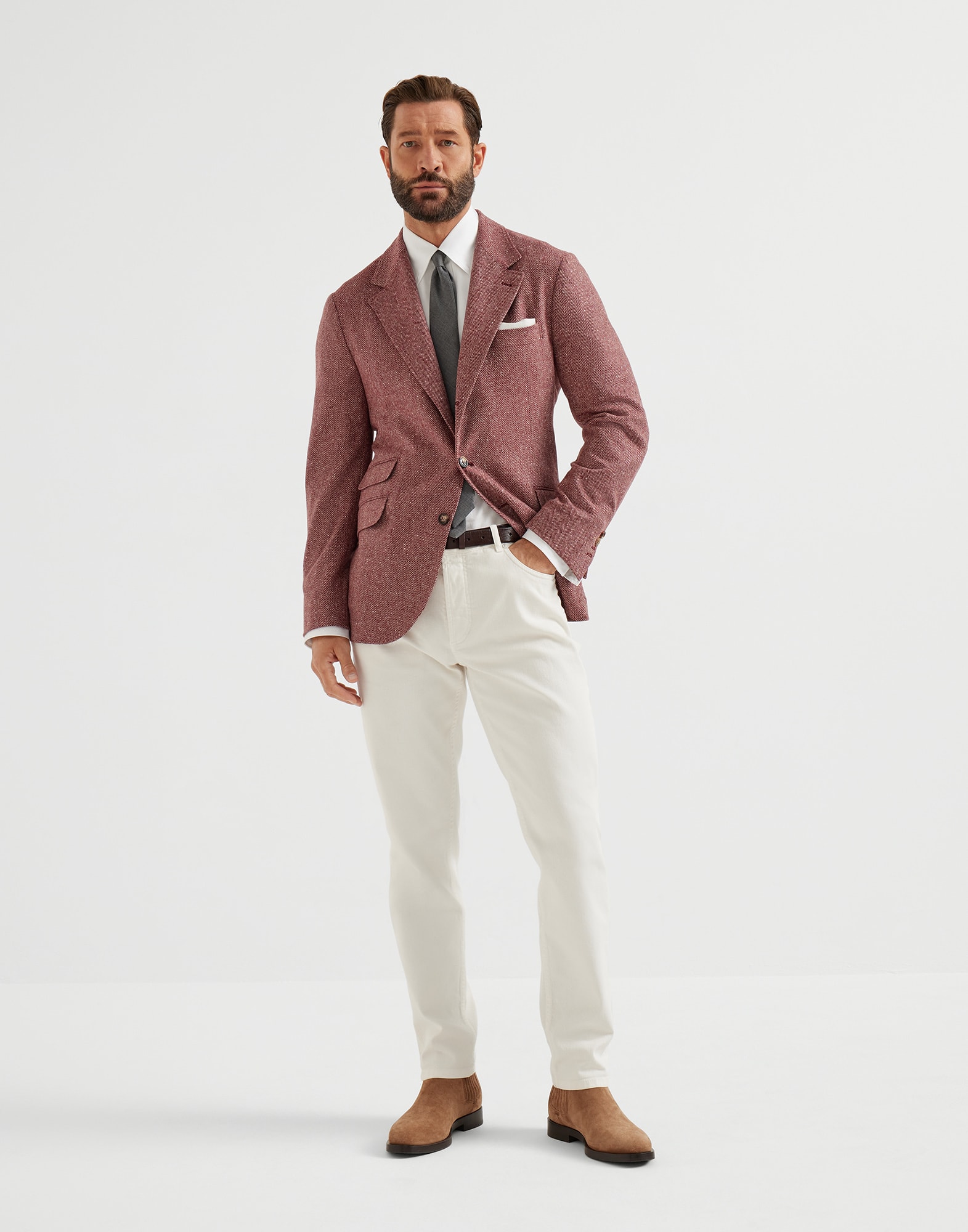 Giacca un Petto - Vista look completo - Visualizza a schermo intero