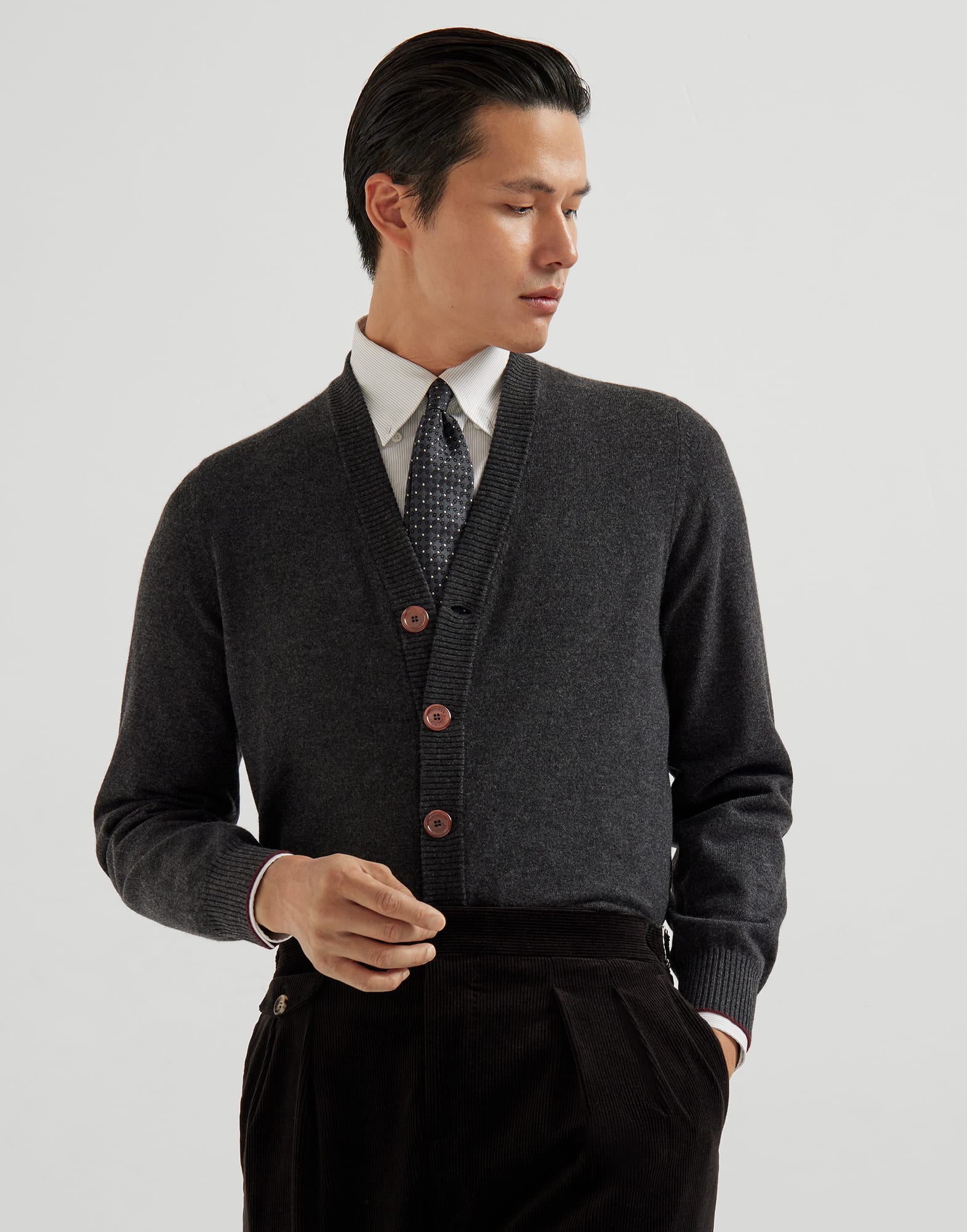 Button-front Cardigan
