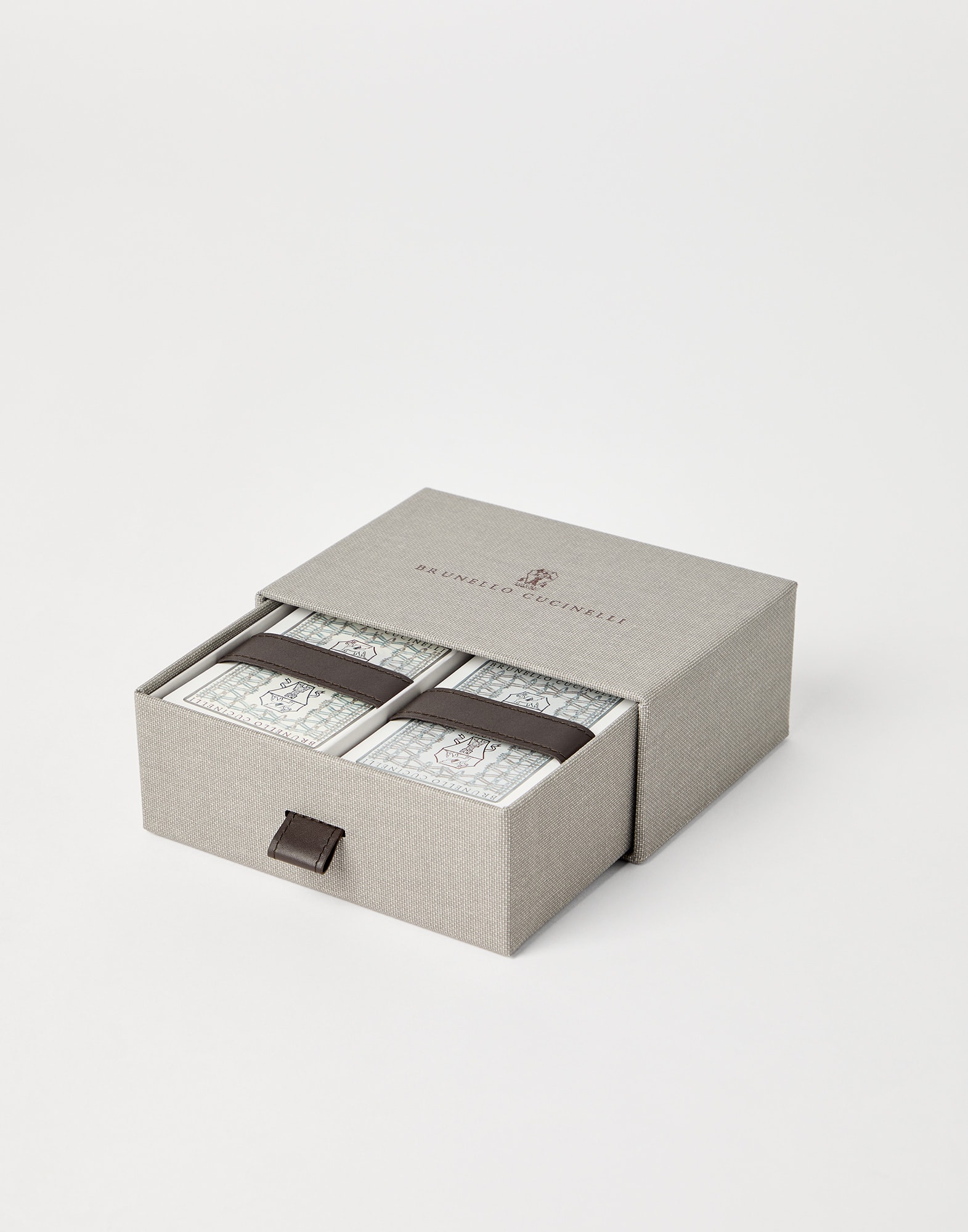 Set of playing cards Brown Lifestyle - Brunello Cucinelli