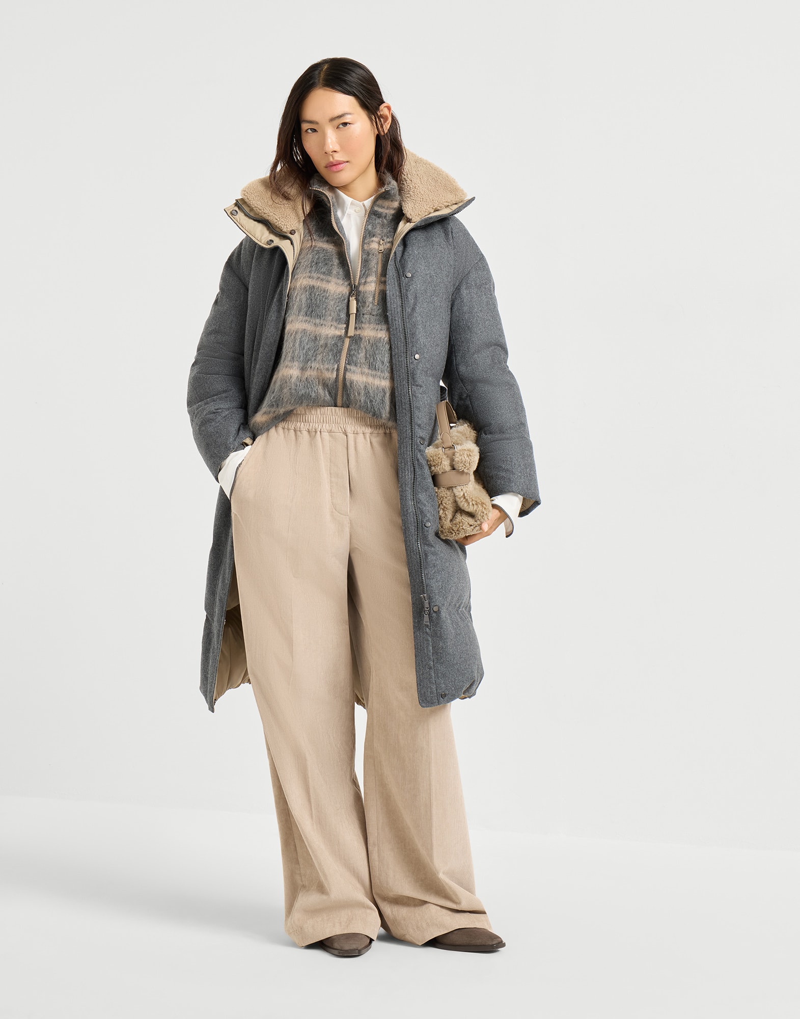 Zip-front Cardigan - Full look - View Full Screen