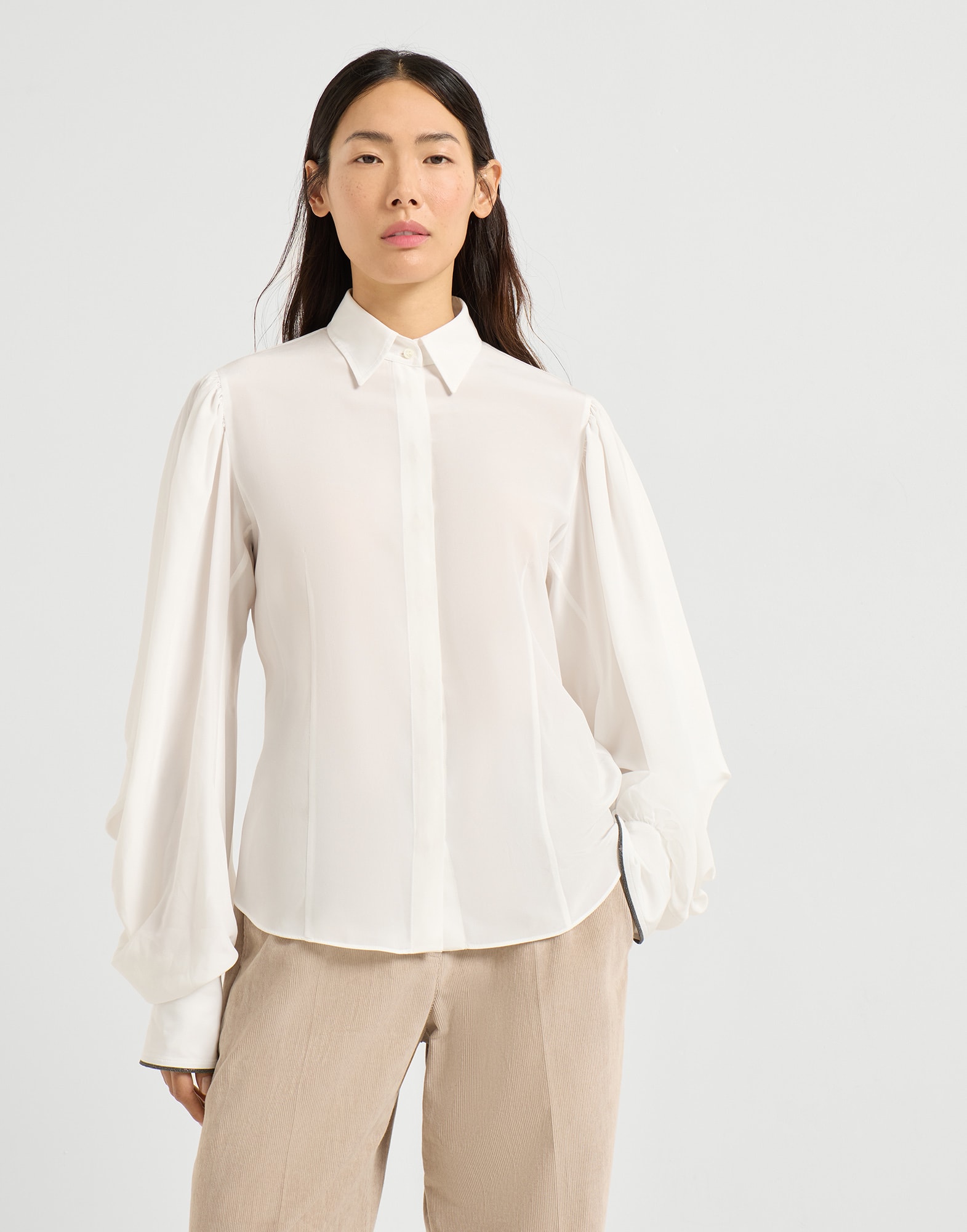 Silk Shirt - Front view - View Full Screen