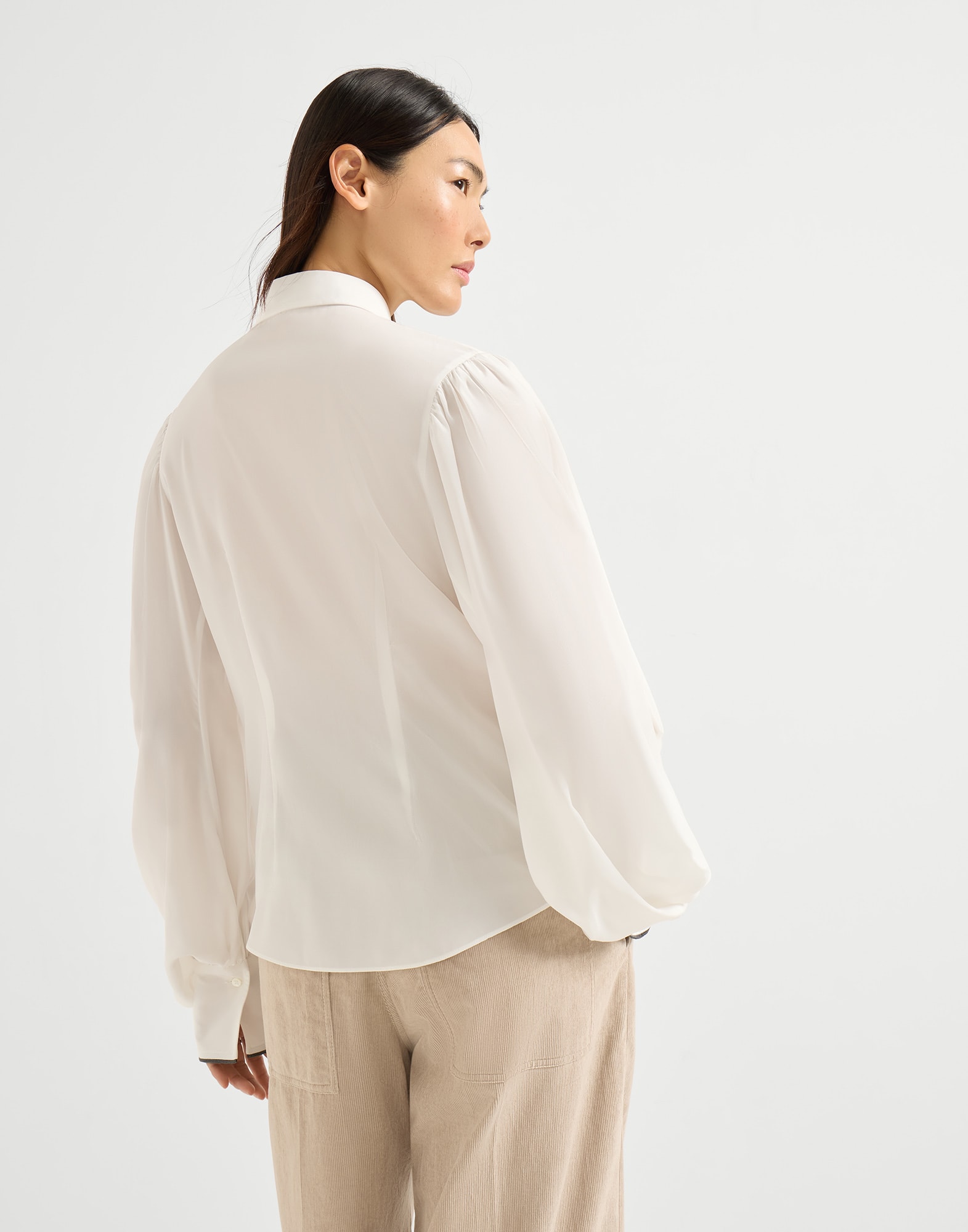 Silk Shirt - Back view - View Full Screen