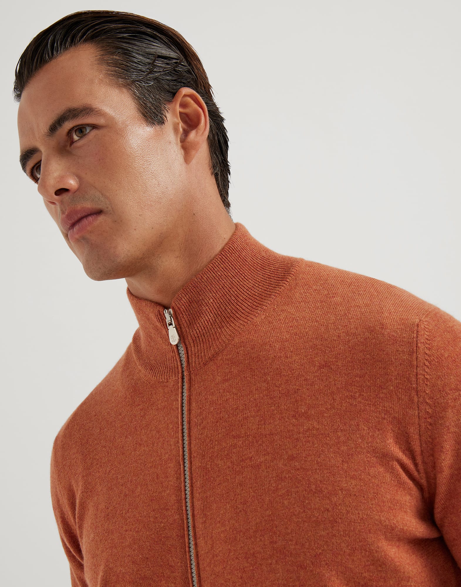 Zip-front Cardigan - Detail view - View Full Screen