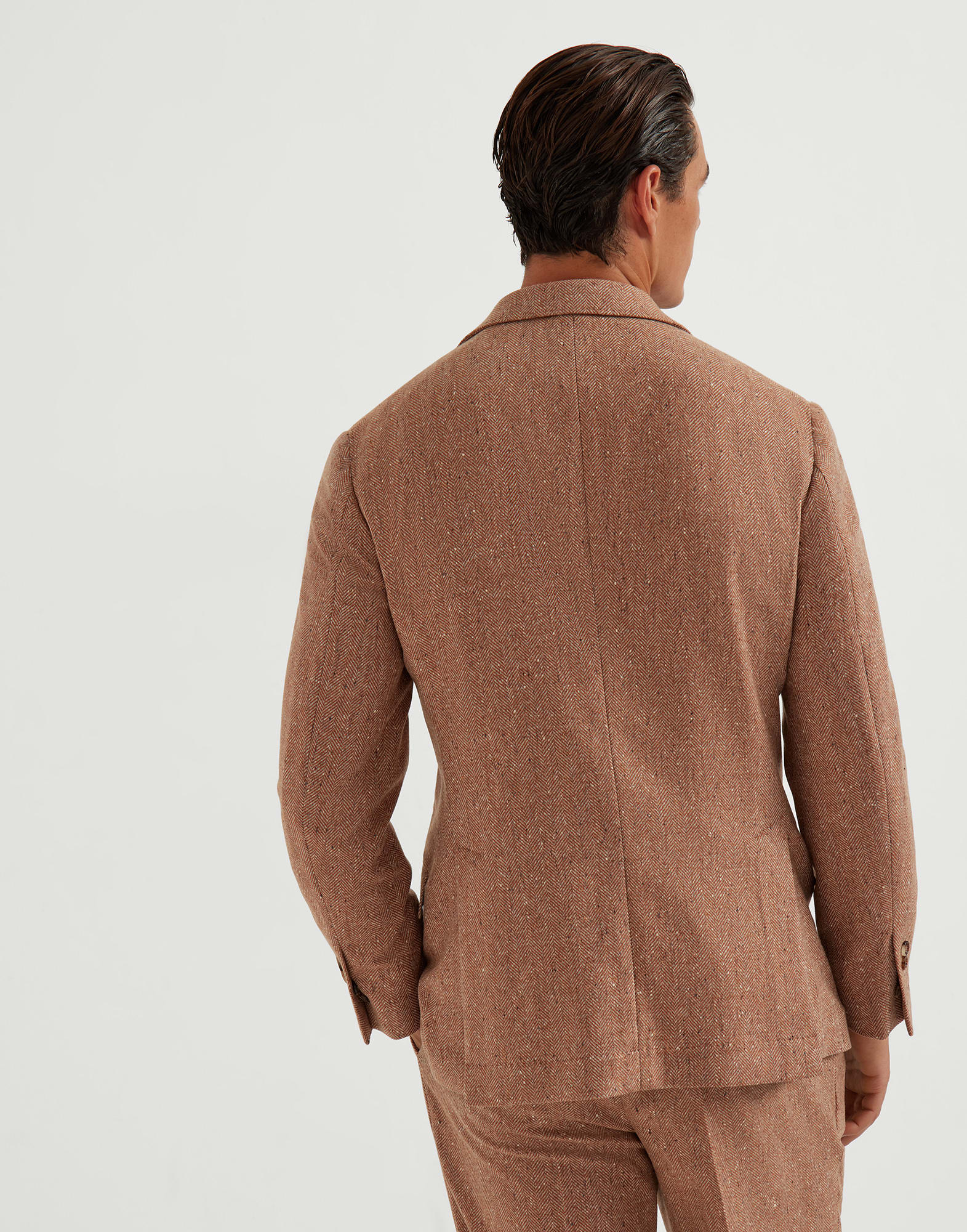 单排扣夹克 - 背面视角 - 正面观看 - 全屏观看