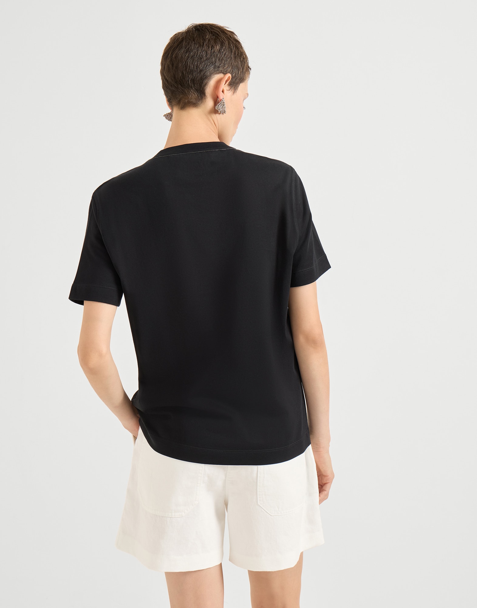 半袖Tシャツ - 後ろ - 全画面表示