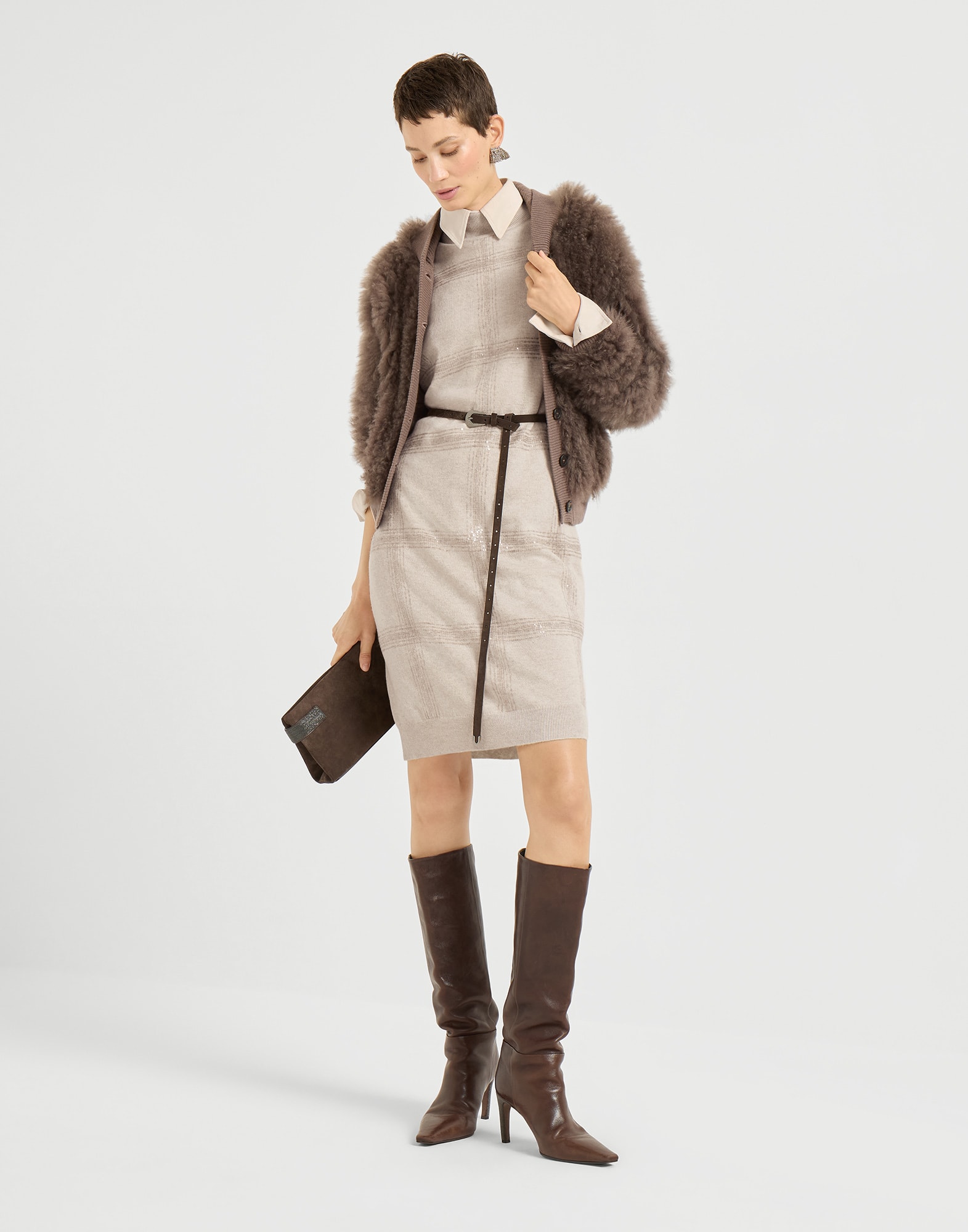 Cardigan - Vista look completo - Visualizza a schermo intero