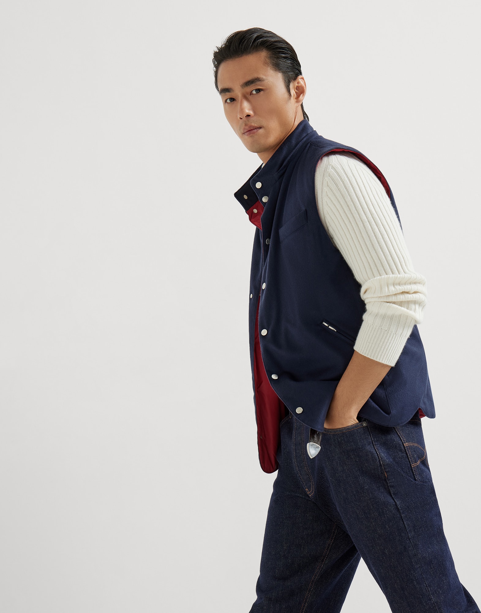 Piumino Senza Maniche - Vista editoriale - Visualizza a schermo intero