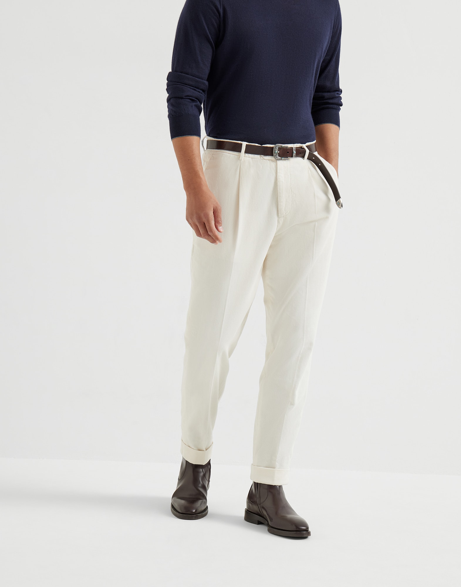 Pantalone Flat - Vista frontale - Visualizza a schermo intero