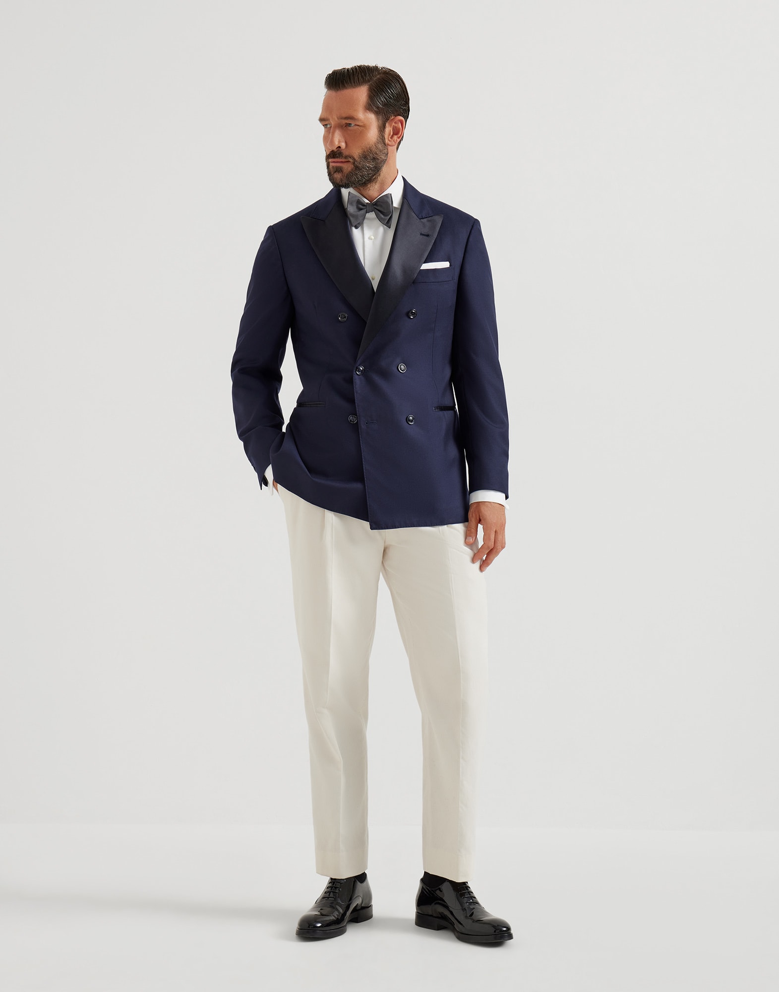 Camicia Smoking - Vista look completo - Visualizza a schermo intero