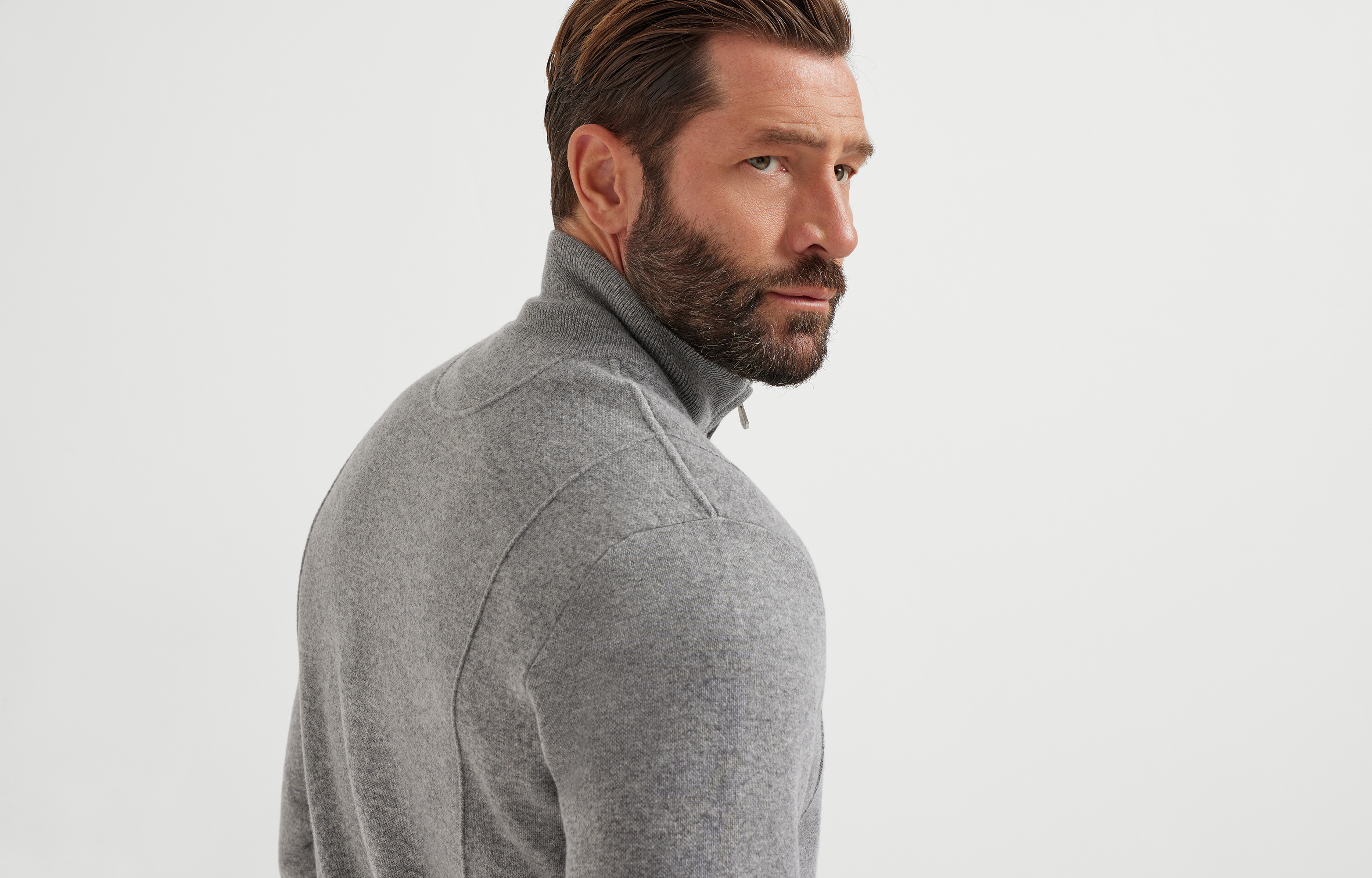 Zip-front Cardigan - Horizontal view - View Full Screen