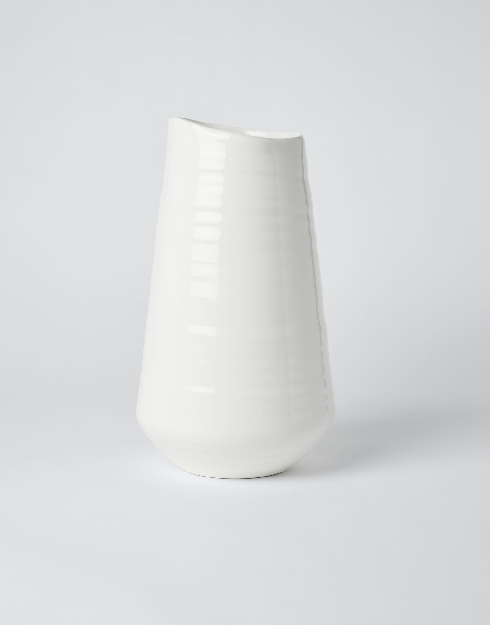 Maxi ceramic vase Milk Lifestyle - Brunello Cucinelli