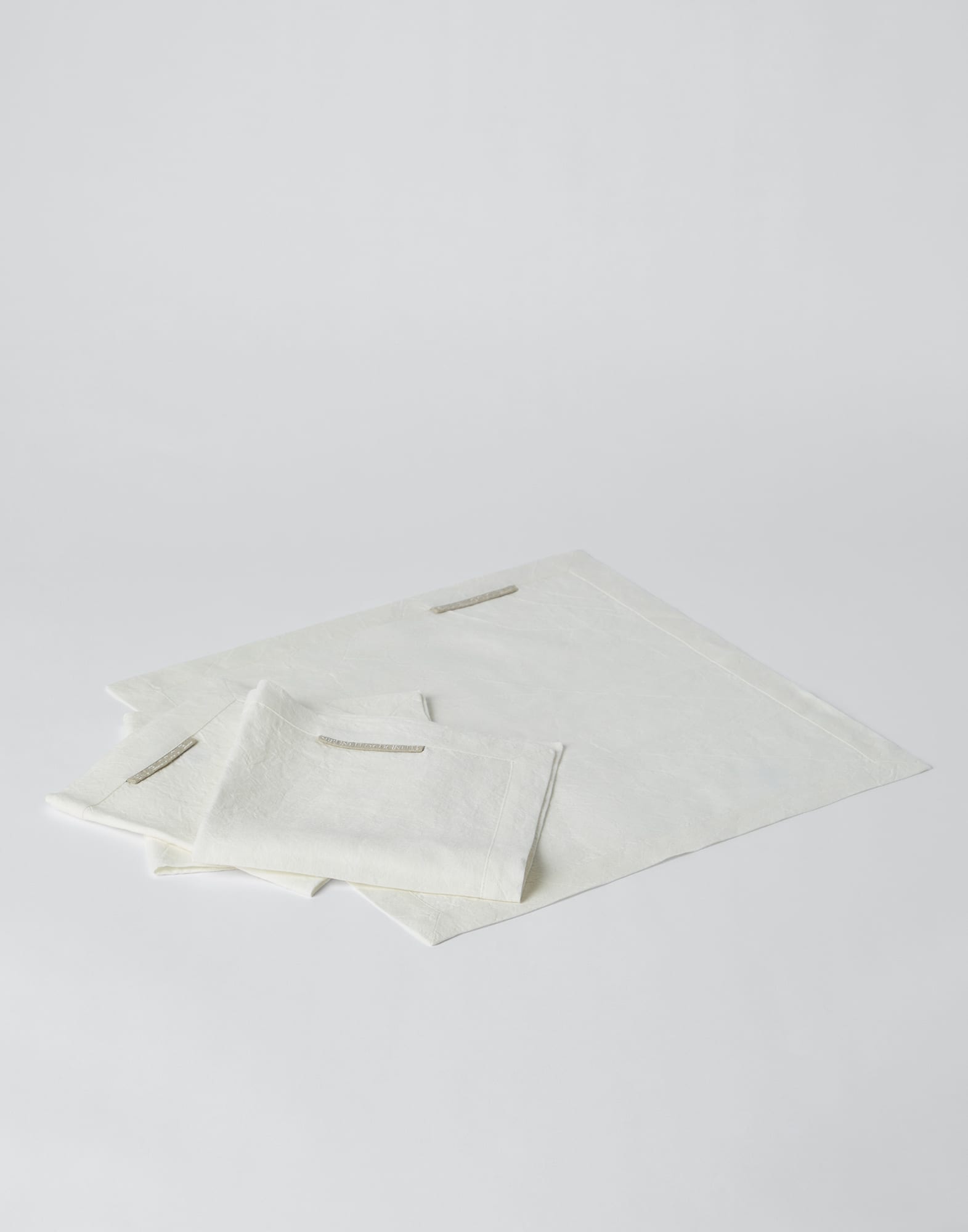 4-piece napkin set White Lifestyle - Brunello Cucinelli
